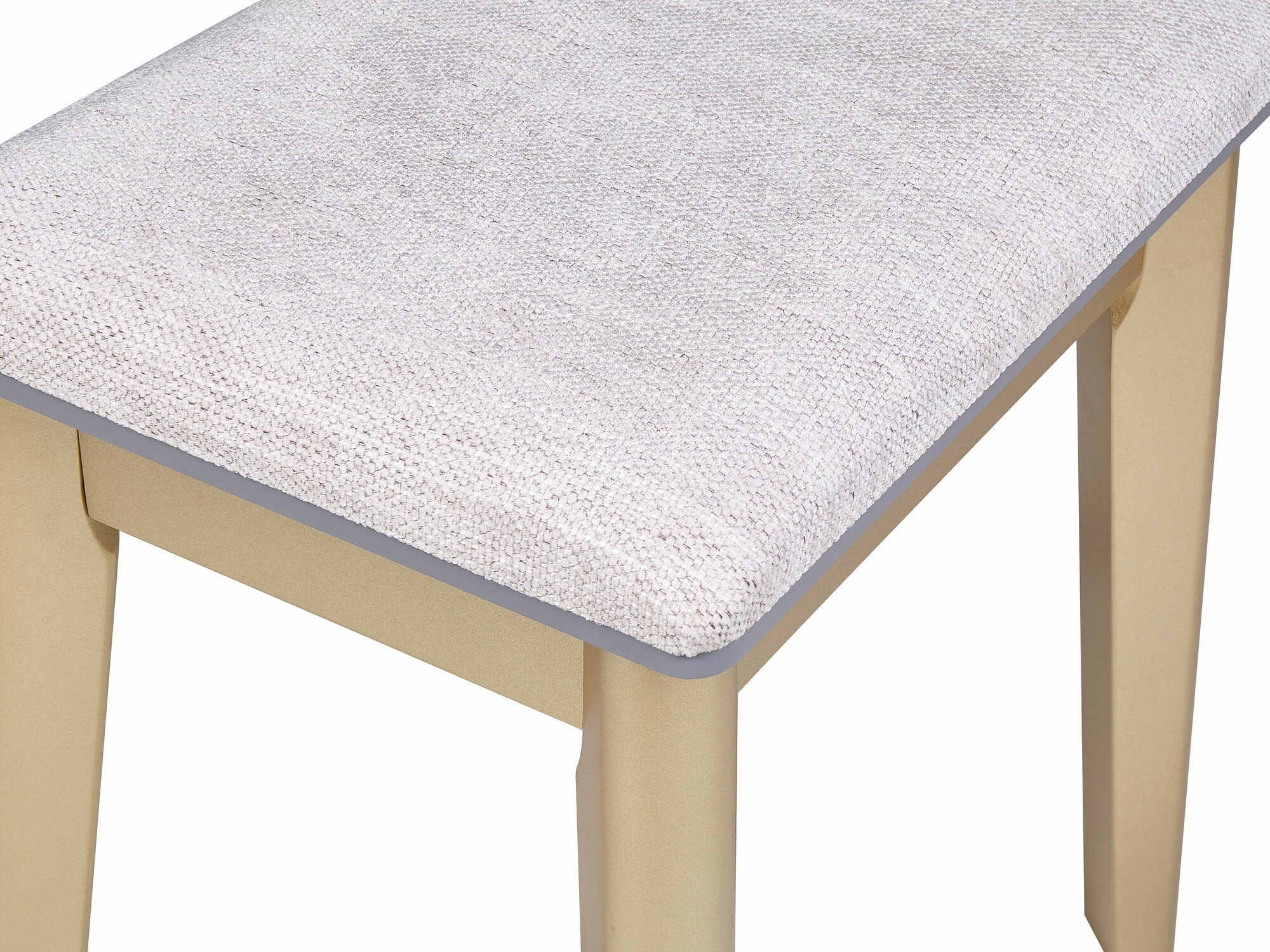 Toaletni stolić Berwyn 830 (Siva + Zlatna)