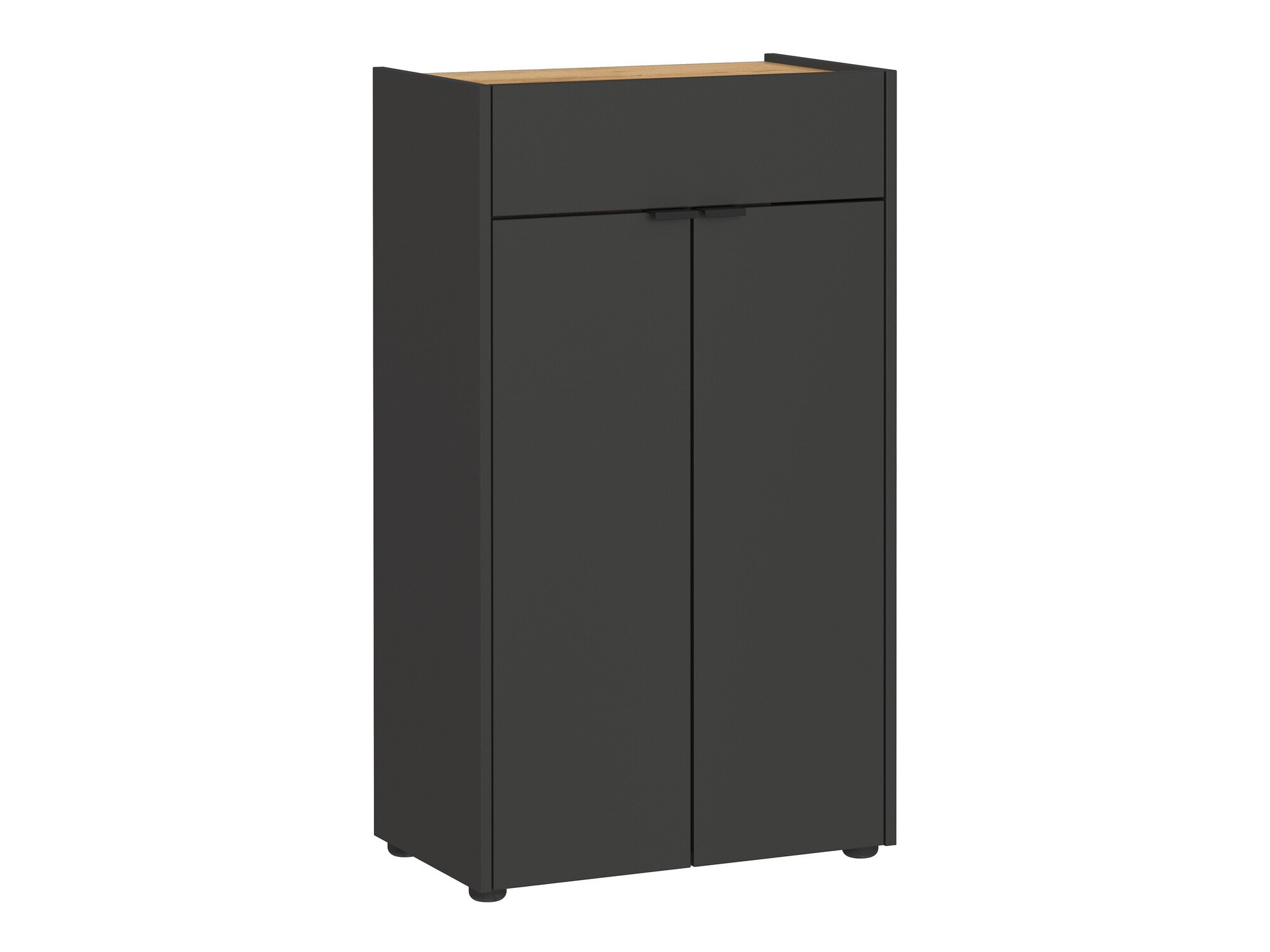 Samostojeći kupaonski ormarić Ventei 102 (Grafit + Navarra hrast)