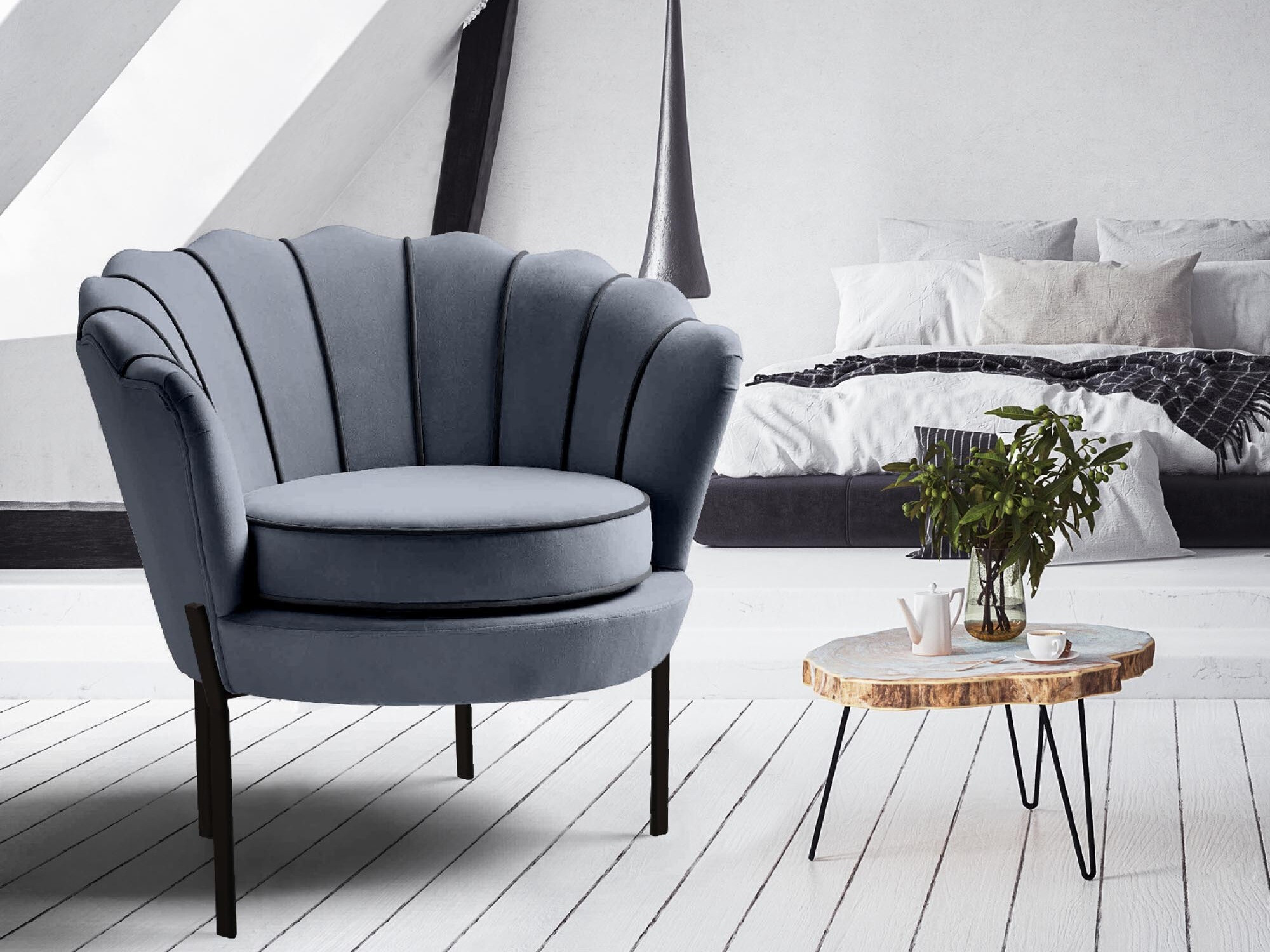 Fotelja Houston 1292 (Siva)