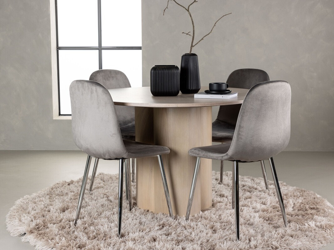 Blagovaonski set Dallas 4354 (Svijetlo drvo)