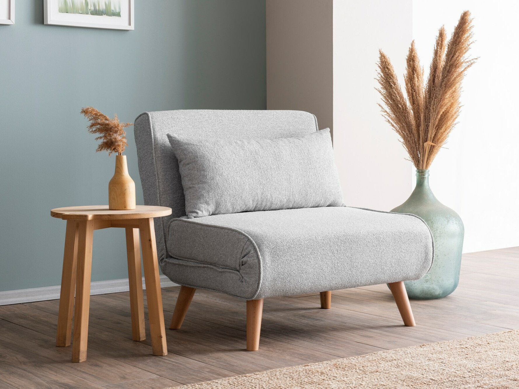 Fotelja Altadena 557 (Svijetlo siva)