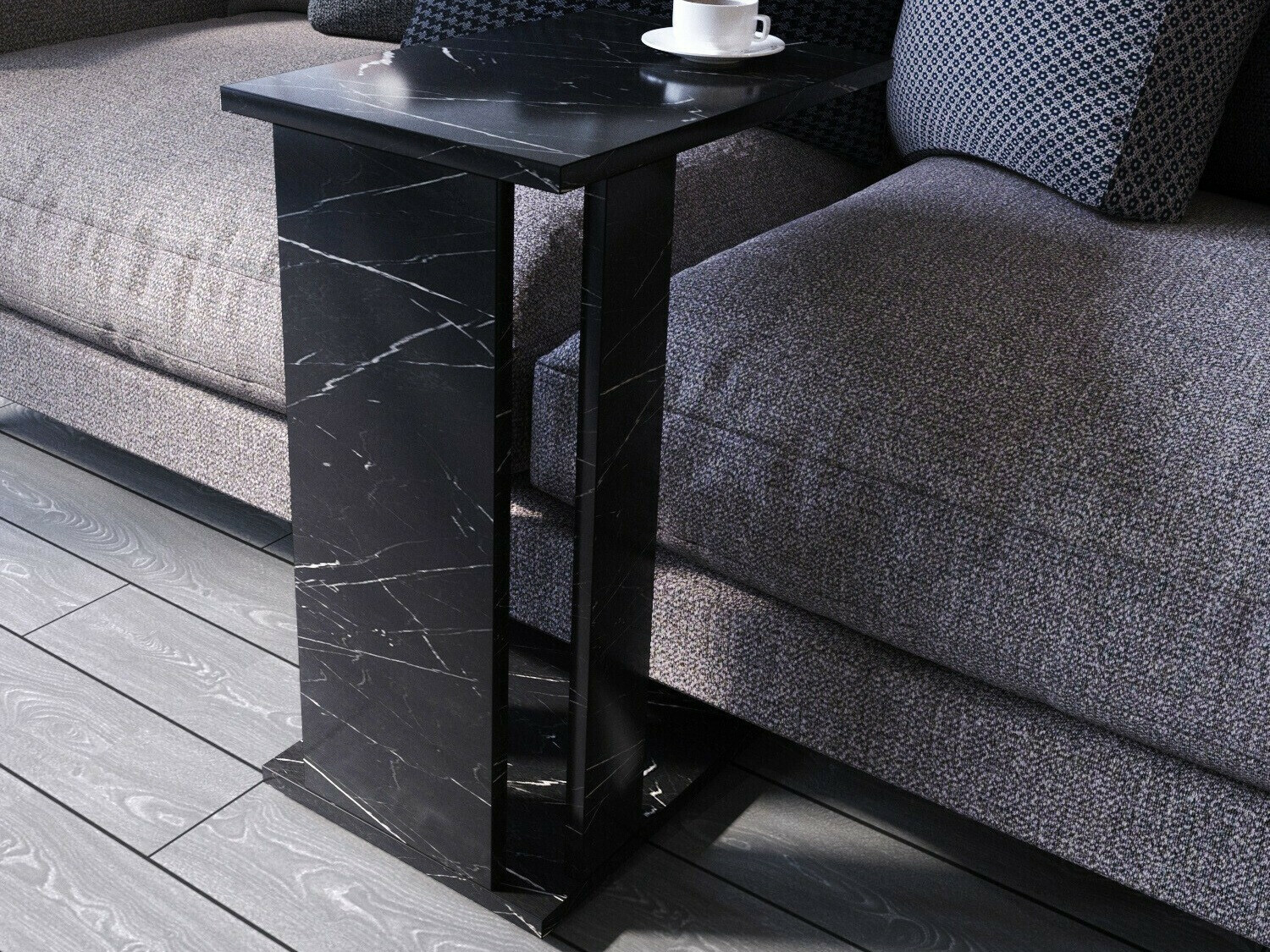 Pomoćni stolić Kailua 1356 (Crni mramor)