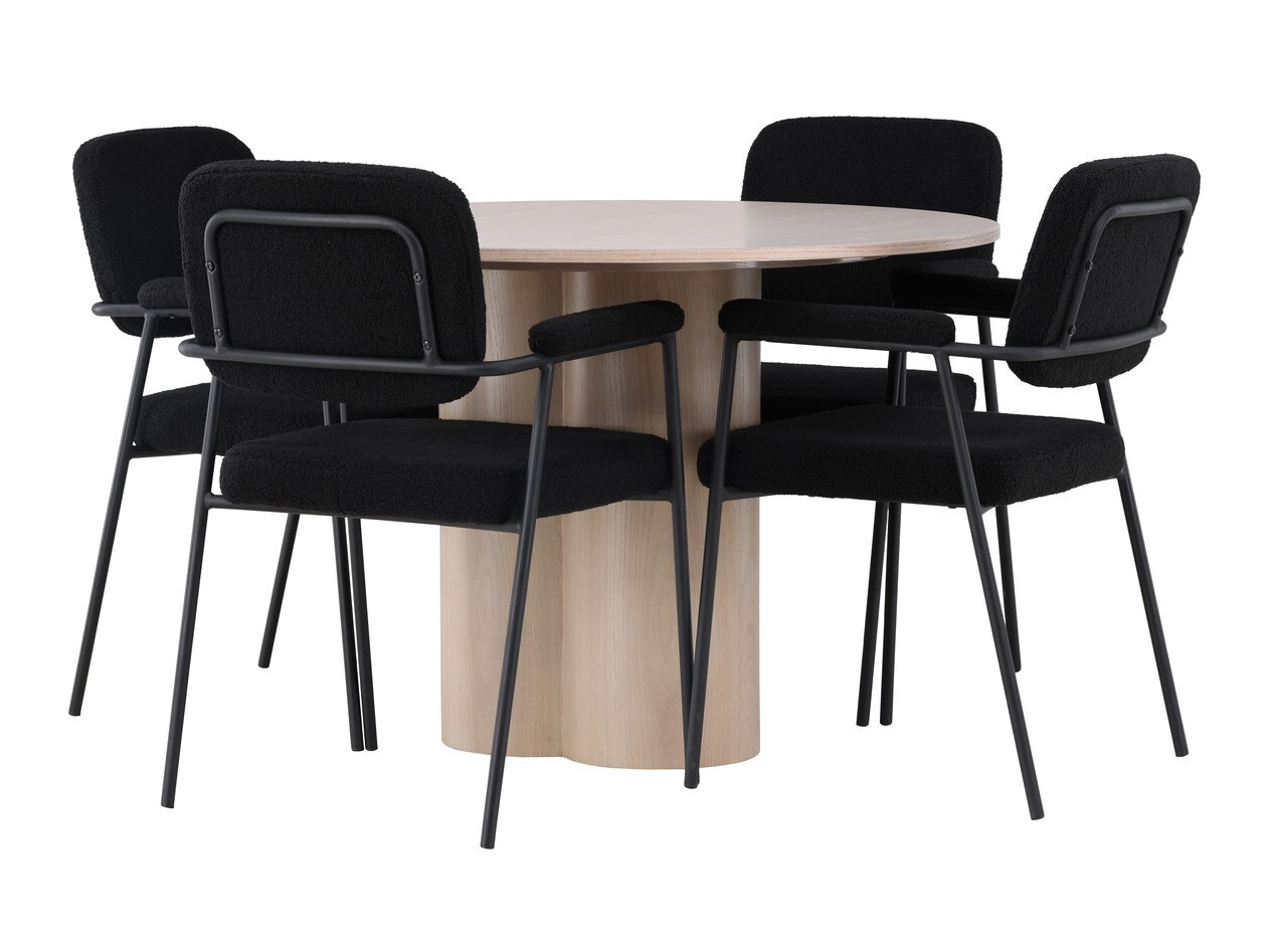 Blagovaonski set Dallas 4358 (Svijetlo drvo)