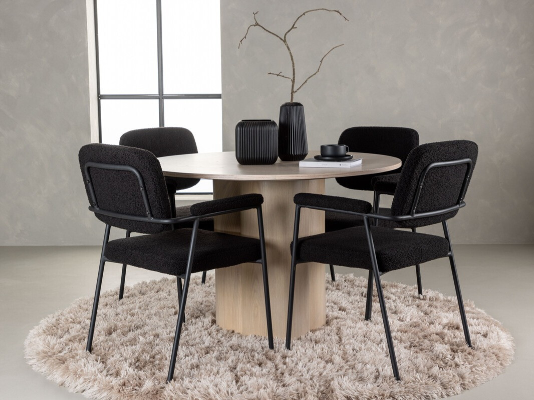 Blagovaonski set Dallas 4358 (Svijetlo drvo)