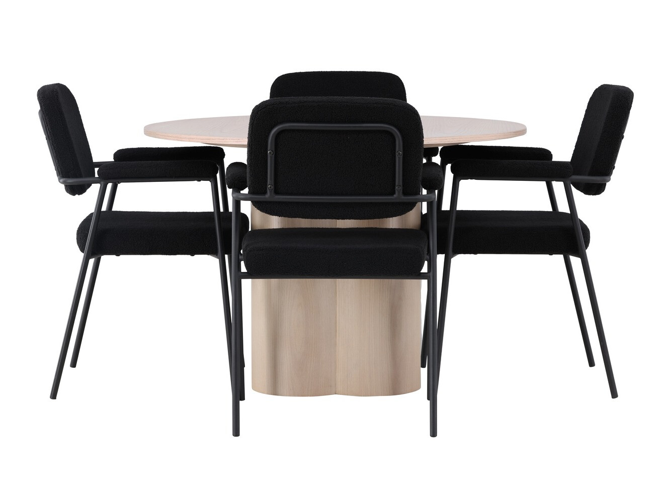 Blagovaonski set Dallas 4358 (Svijetlo drvo)