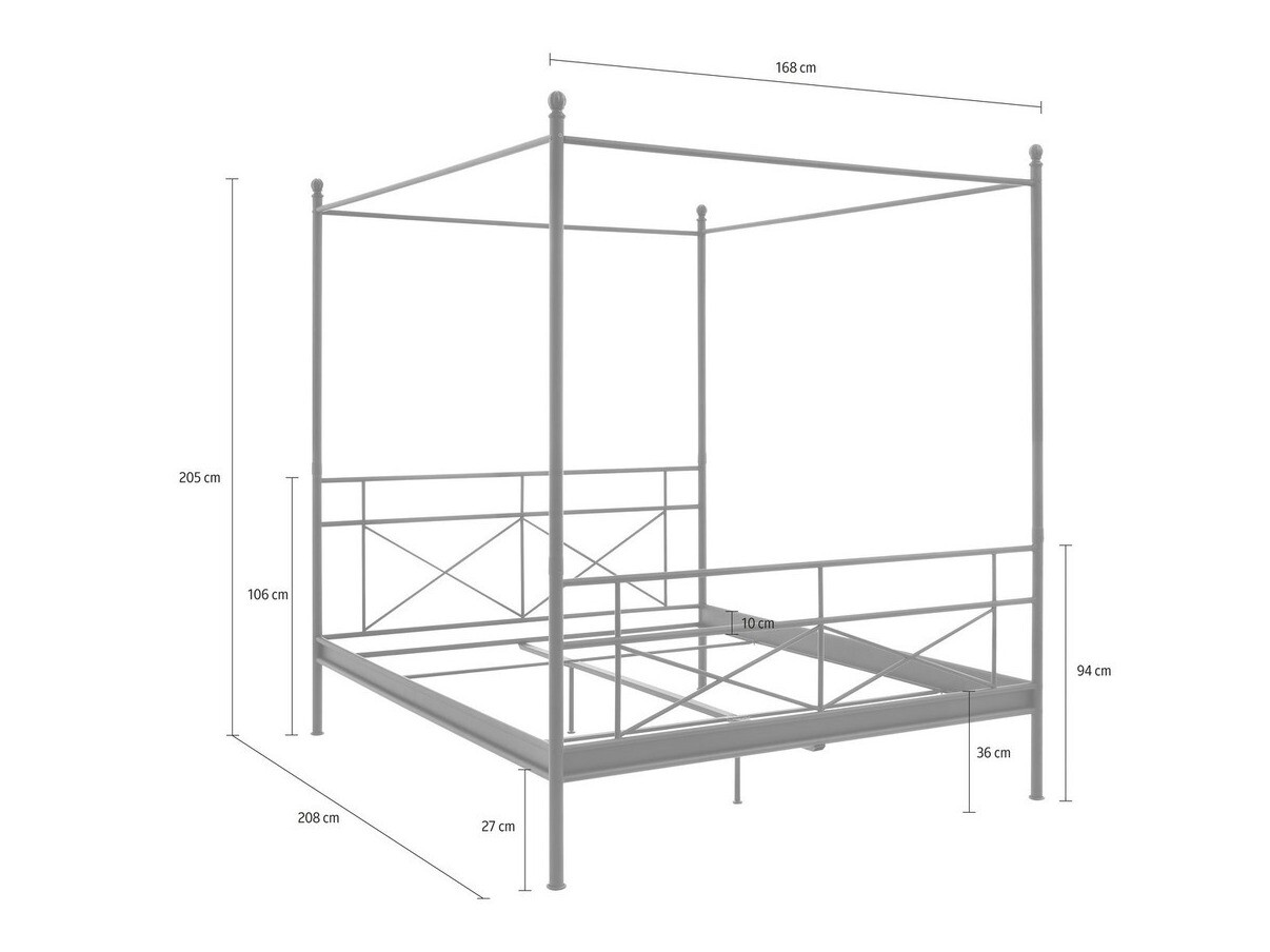 Krevet Denton 1315 (Bijela)