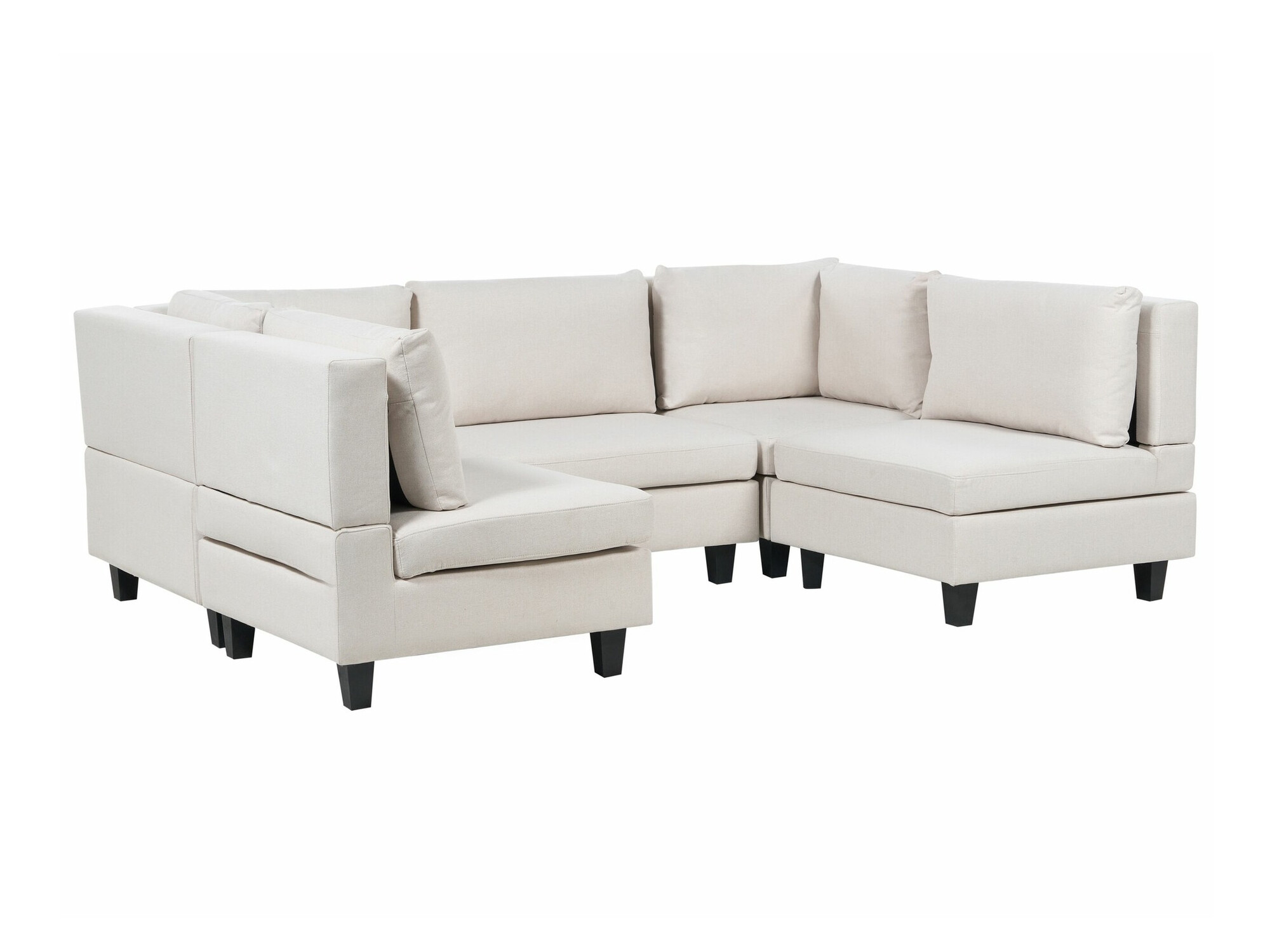 Modularna kutna garnitura Elbmeli 104 (Bež)