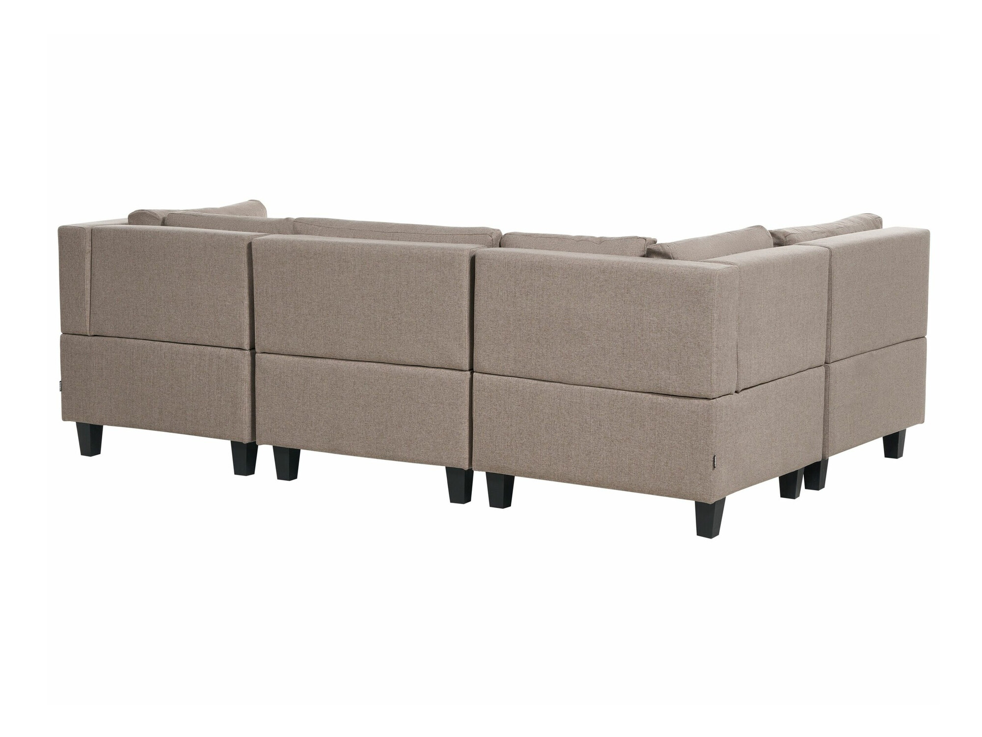 Modularna kutna garnitura Elbmeli 104 (Smeđa)