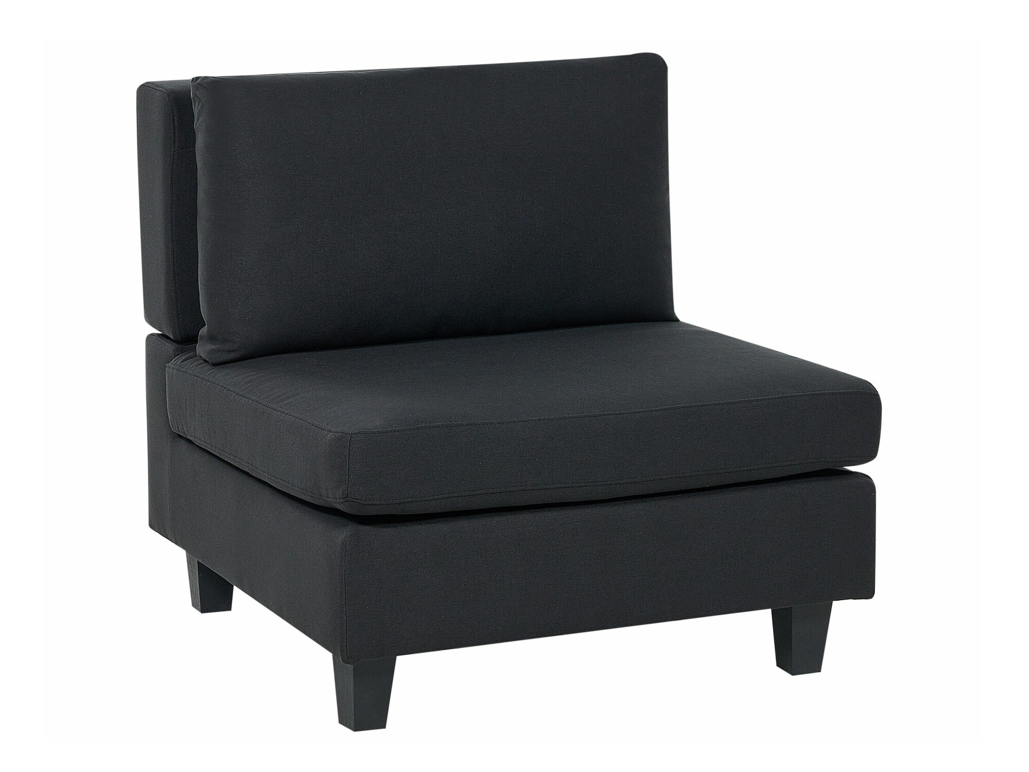 Modularna kutna garnitura Elbmeli 104 (Crna)