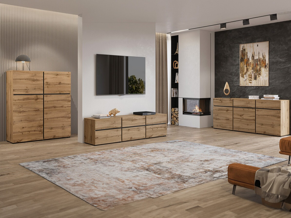 Ormarić Alfere 105 (Hrast Wotan)