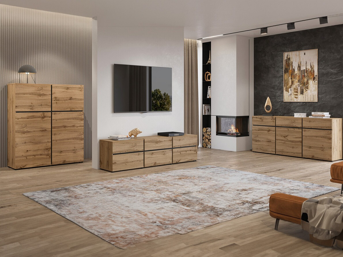 TV stol Alfere 102 (Hrast Wotan)