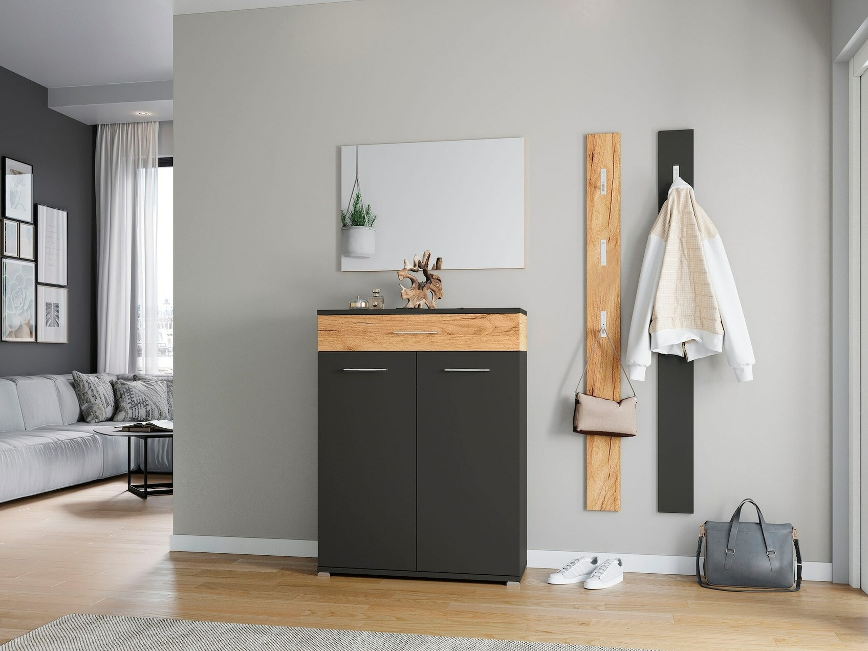 Vješalica Sacramento 183 (Grafit)