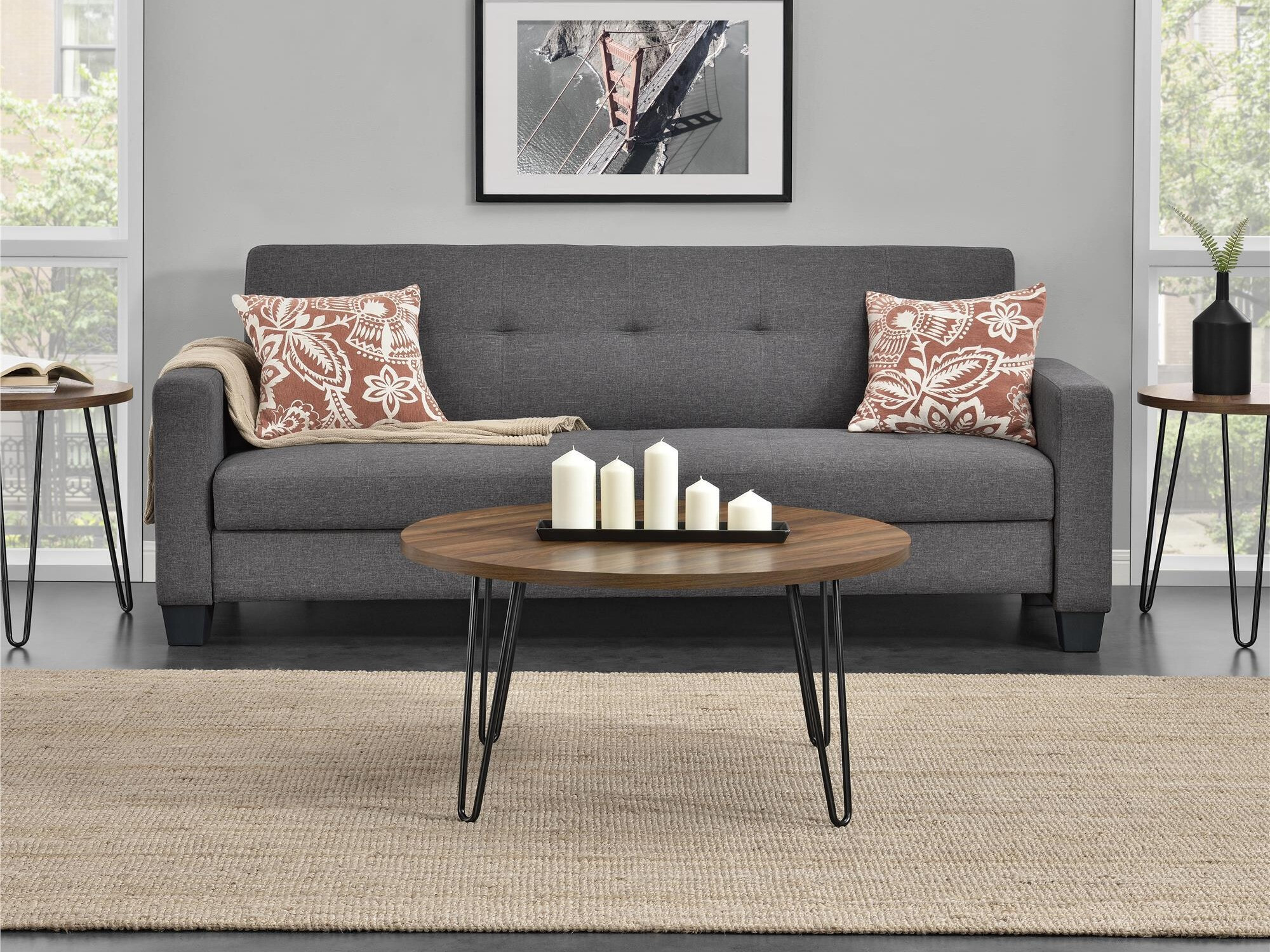 Stolić za kavu Nutive 104 (Orah)