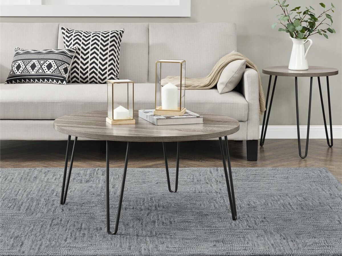 Stolić za kavu Nutive 104 (Svijetli hrast)