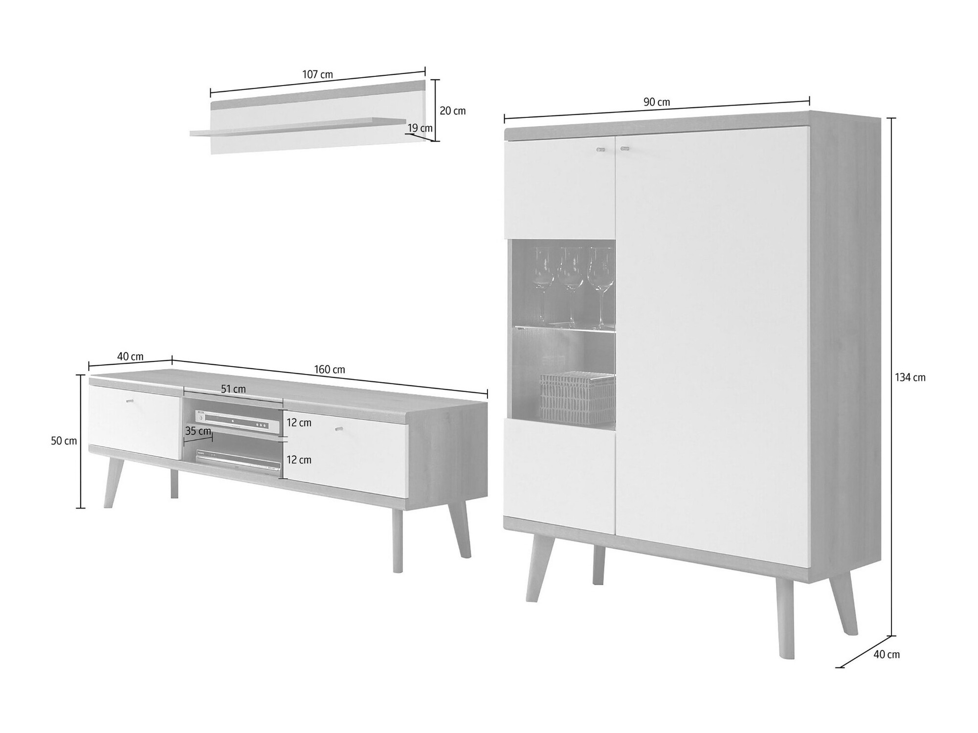 Set za dnevni boravak Elbfiou 115