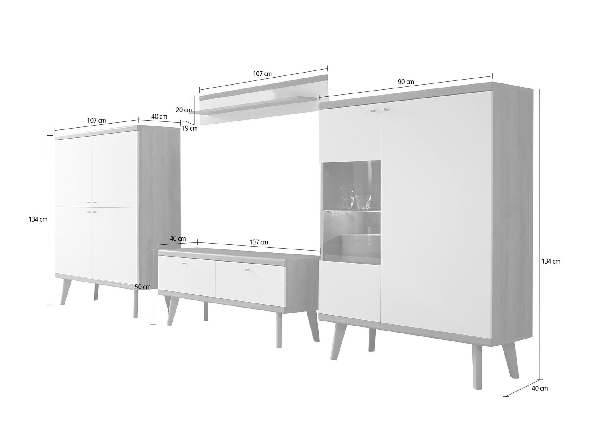 Set za dnevni boravak Elbfiou 116