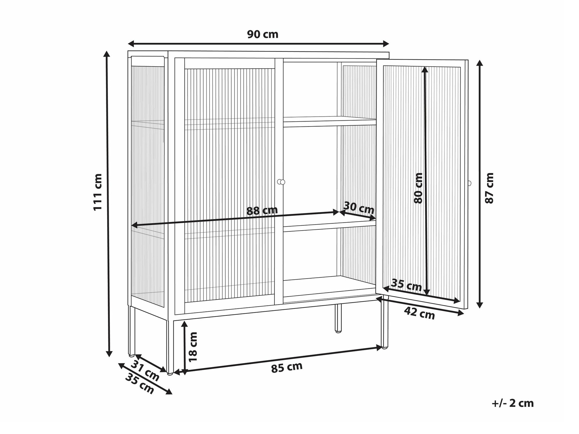 Ormarić Berwyn 1800