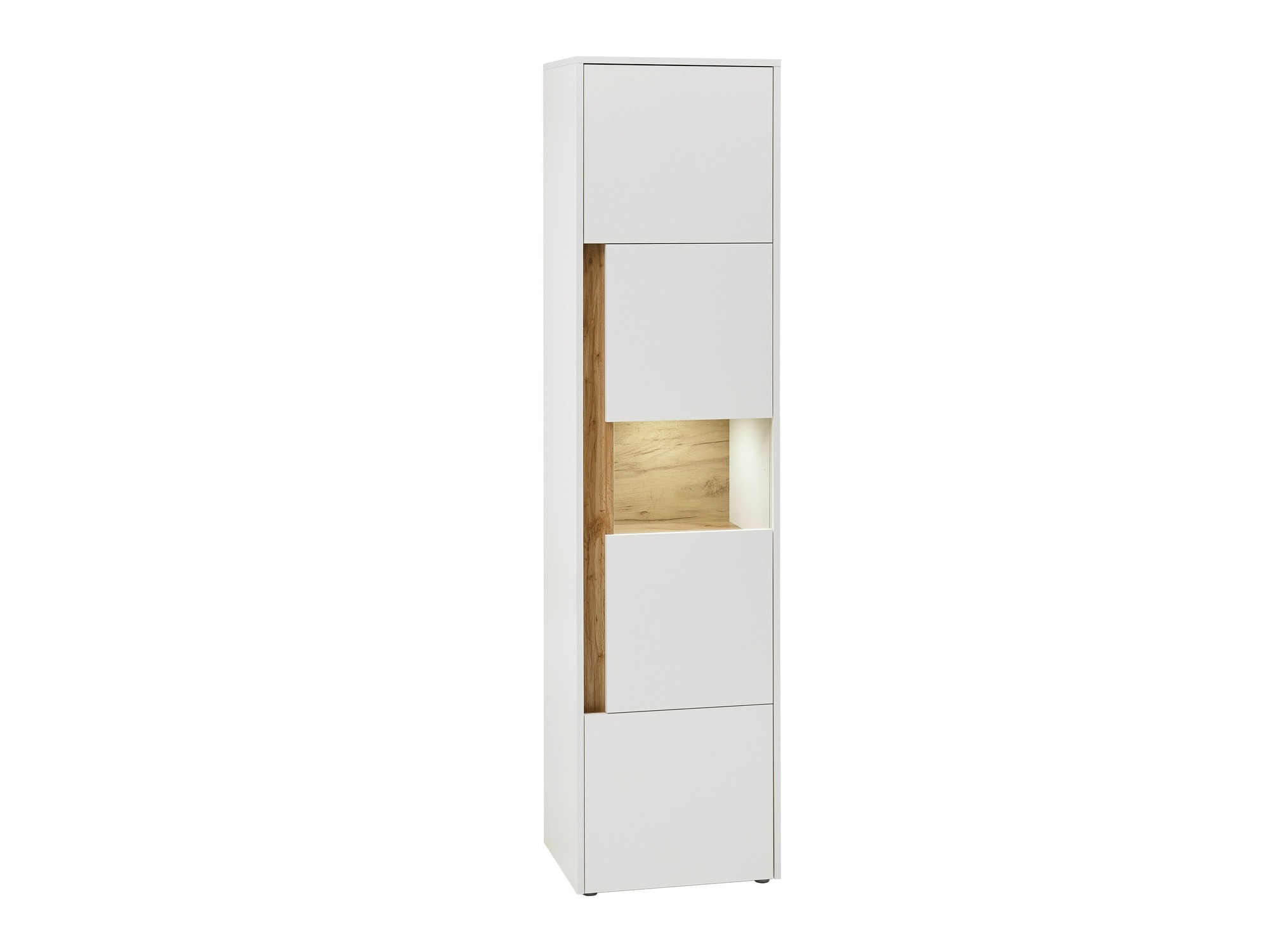 Polica Elbsori 100 (Bijela + Hrast Wotan)