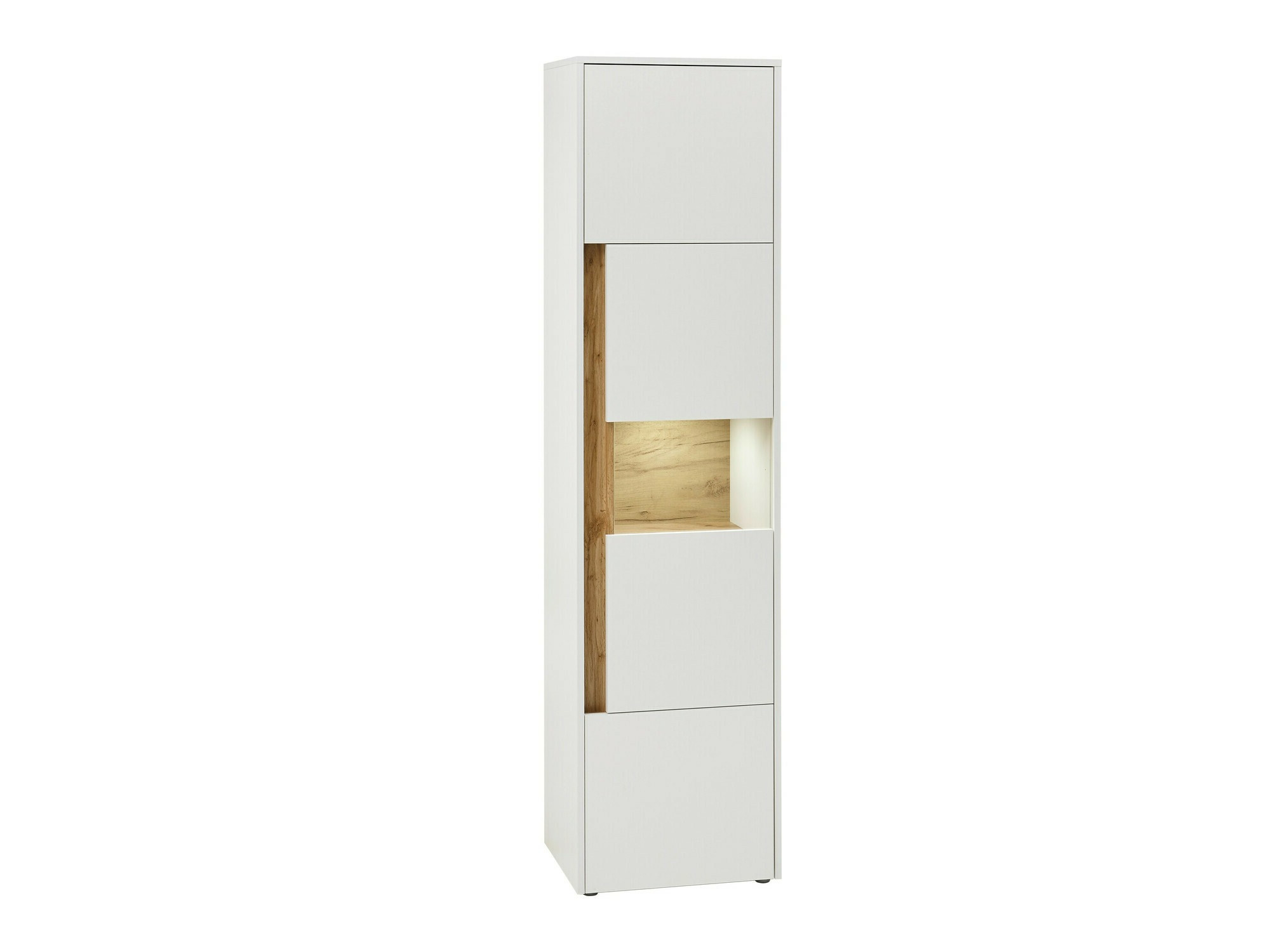 Polica Elbsori 100 (Bijela + Hrast Wotan)