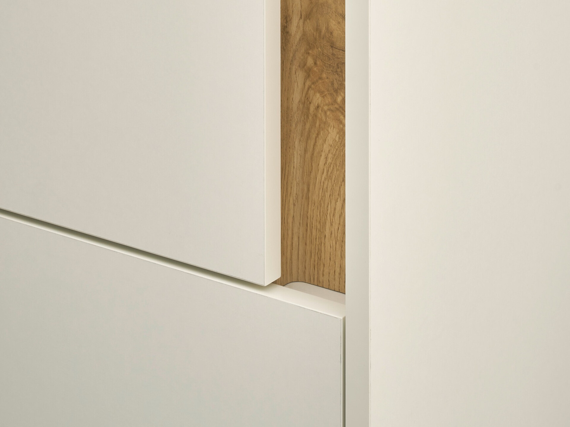 Polica Elbsori 104 (Bijela + Hrast Wotan)