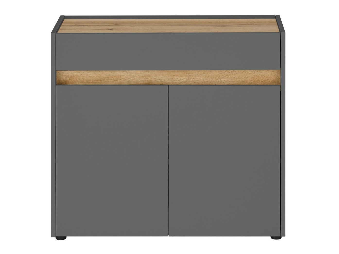 Komoda Elbsori 110 (Antracit + Hrast Wotan)