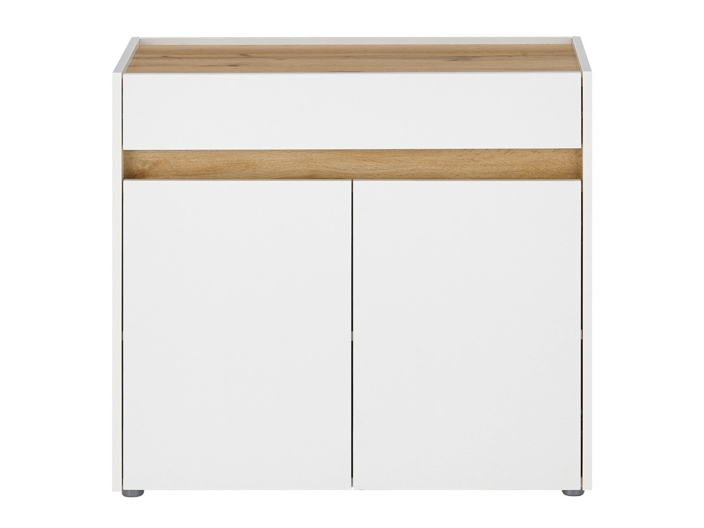 Komoda Elbsori 110 (Bijela + Wotan hrast)