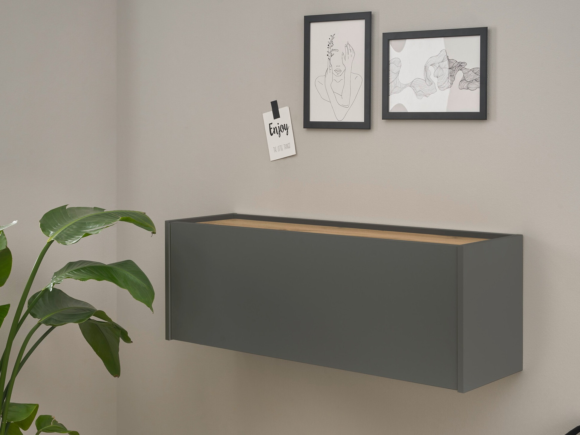 Uredski stol Elbsori 107 (Antracit + Hrast Wotan)