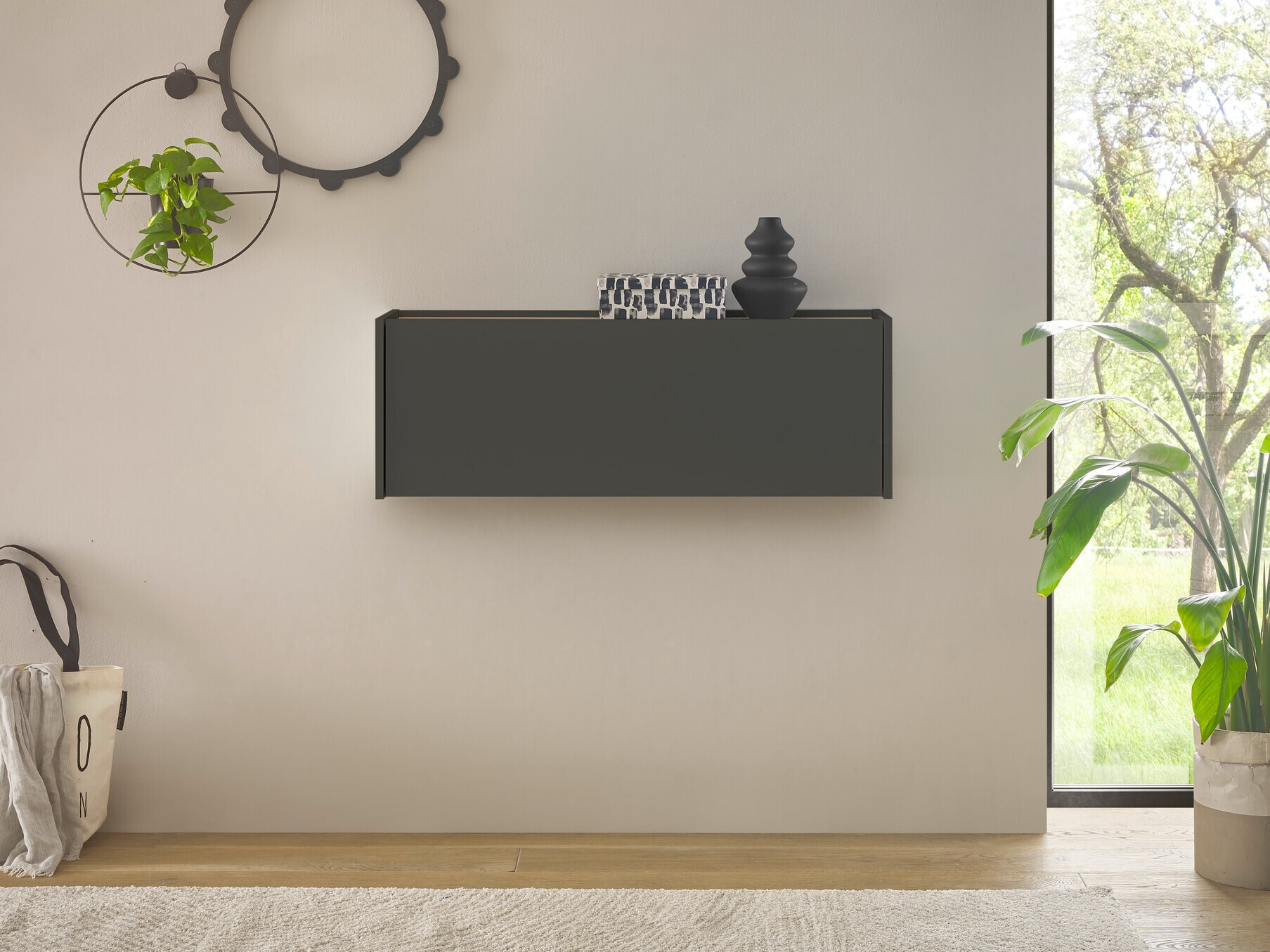 Uredski stol Elbsori 107 (Antracit + Hrast Wotan)