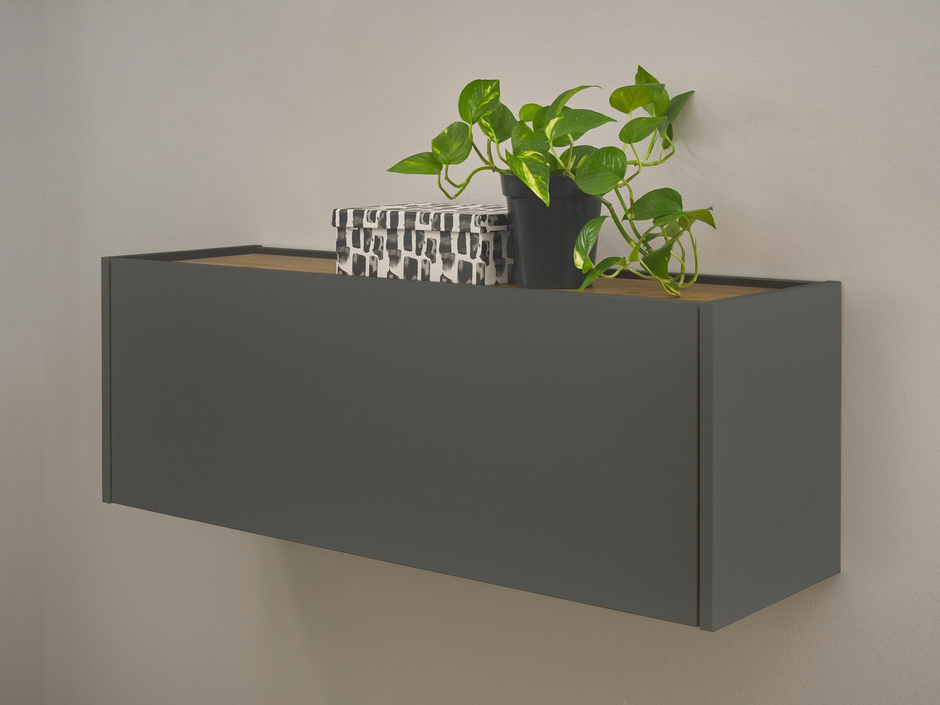 Zidni ormarić Elbsori 109 (Antracit + Hrast Wotan)