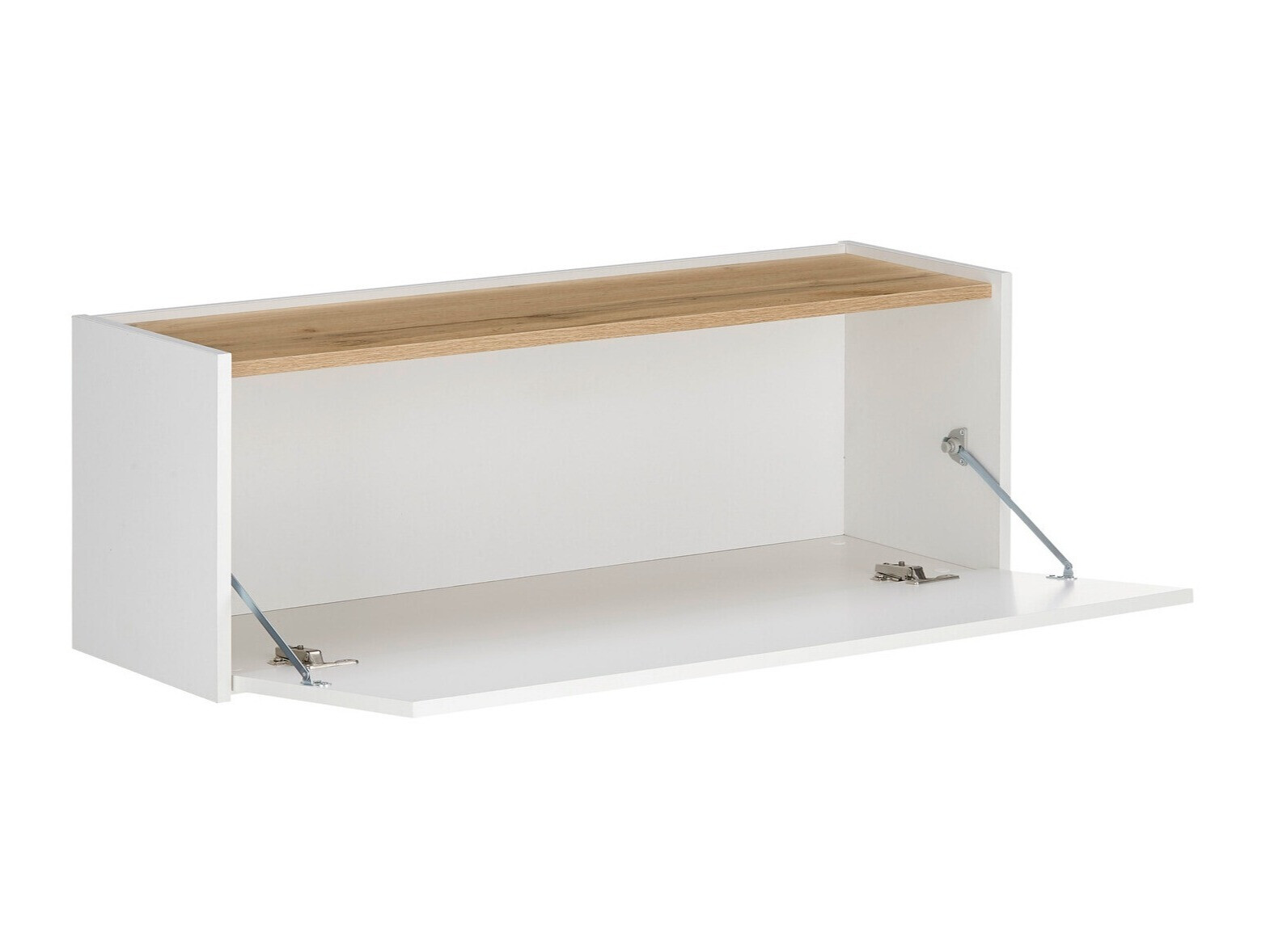 Zidni ormarić Elbsori 109 (Bijela + Wotan hrast)