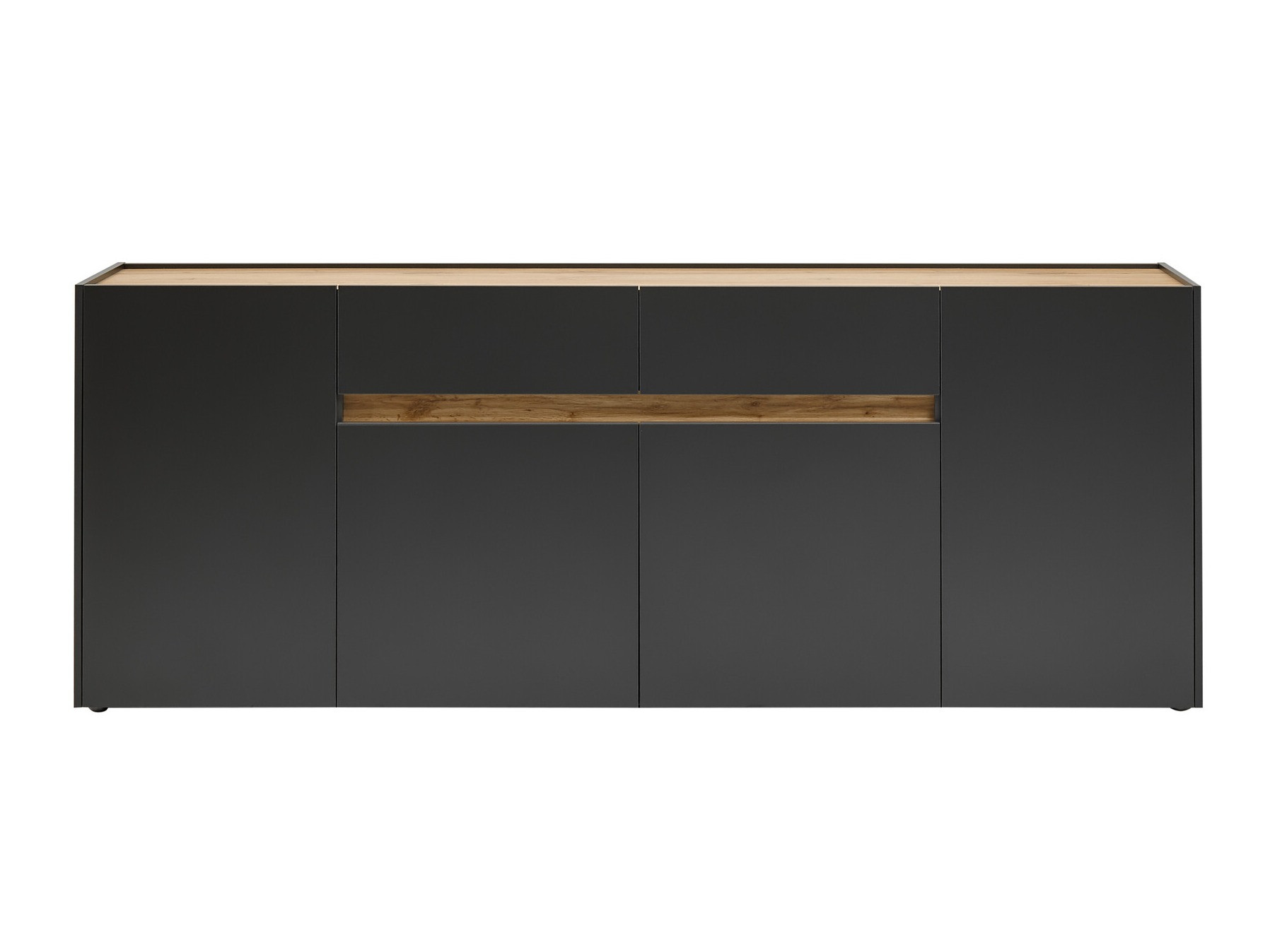 Komoda Elbsori 118 (Antracit + Hrast Wotan)