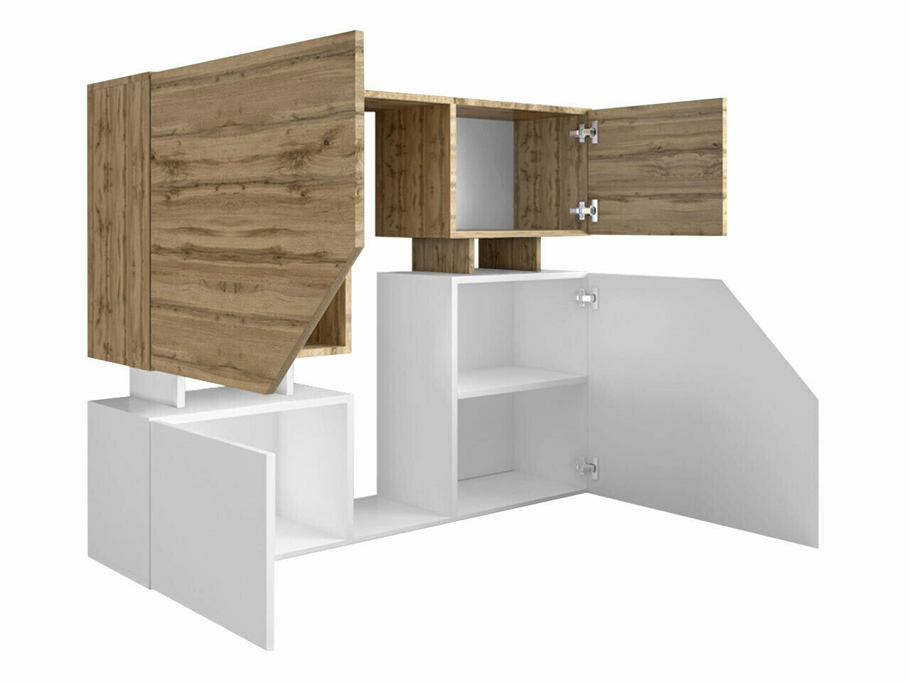 Ormarić Comfivo Daldune (Hrast Wotan + Antracit)