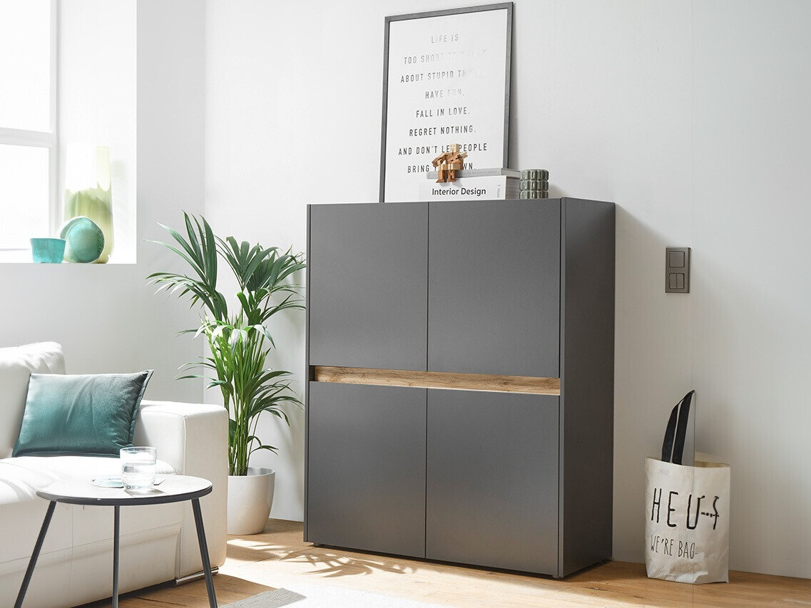 Ormarić Elbsori 111 (Antracit + Hrast Wotan)