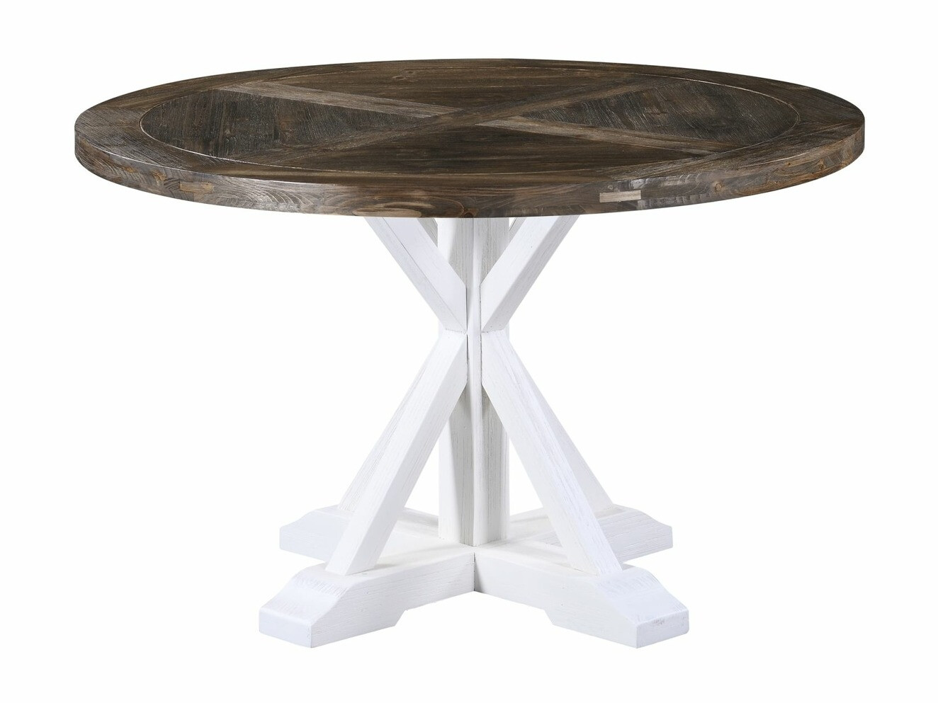 Stol Riverton 767 (Tamno drvo + Bijela)