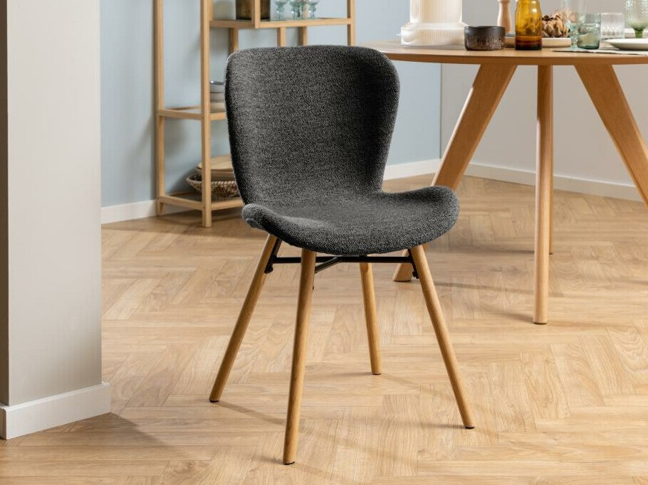 Stolica Norsica 788 (Antracit + Svijetlo drvo)