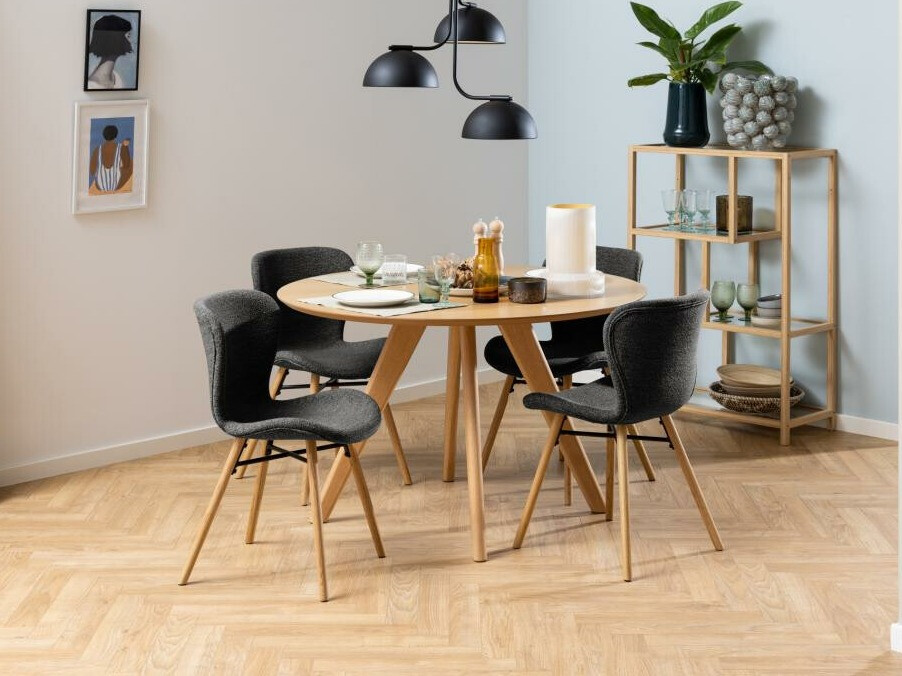 Stolica Norsica 788 (Antracit + Svijetlo drvo)