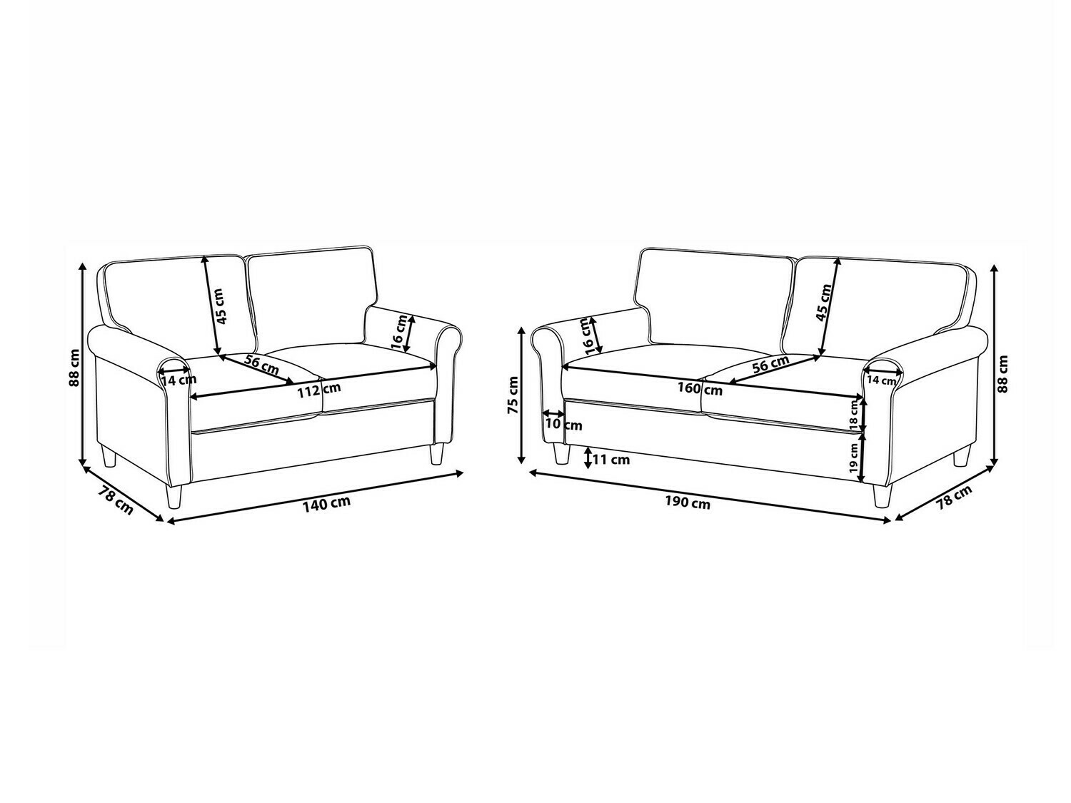 Tapecirani namještaj Berwyn 676 (Zelena)