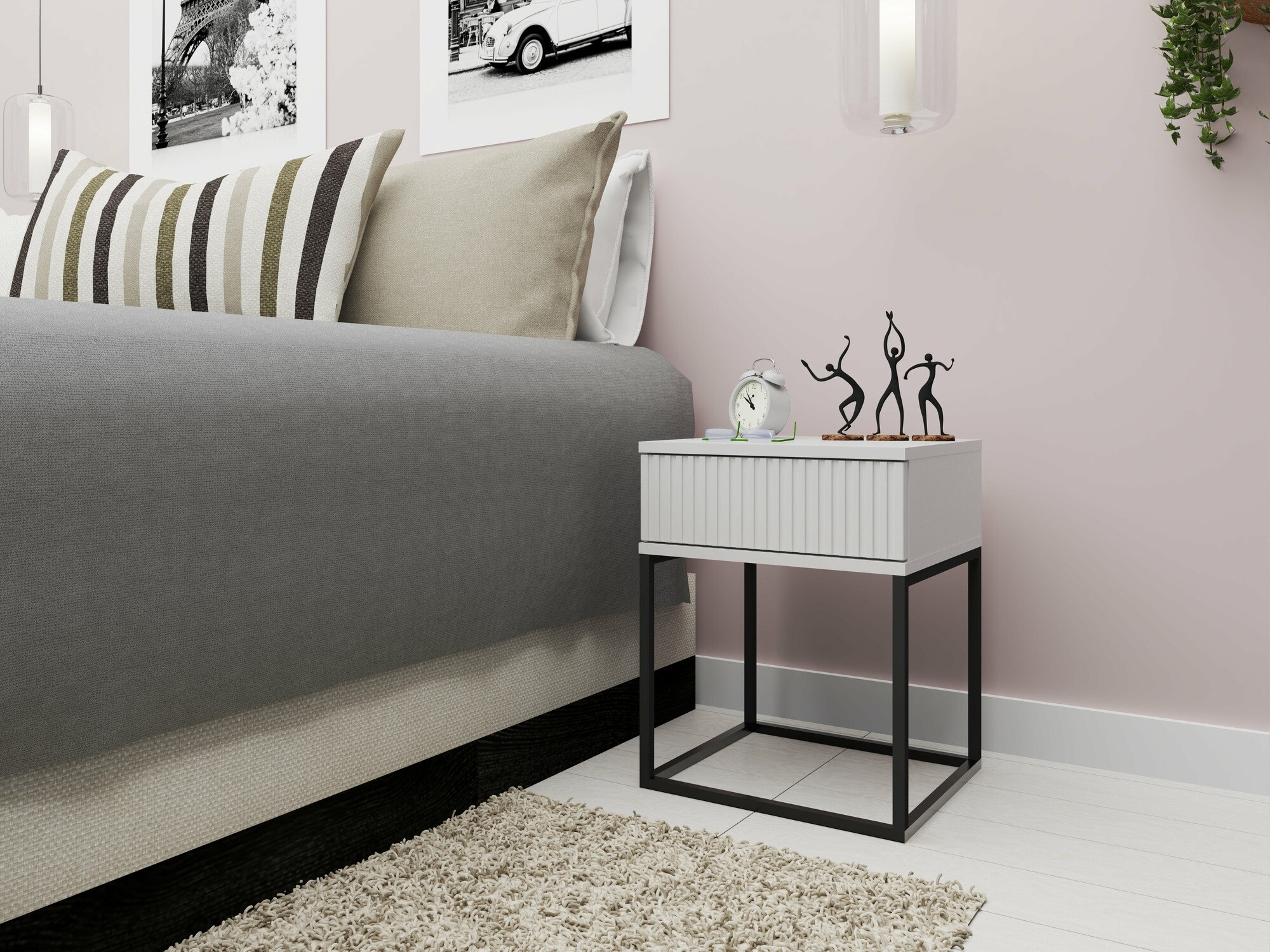 Noćni ormarić Bristol 189 (Bijela)