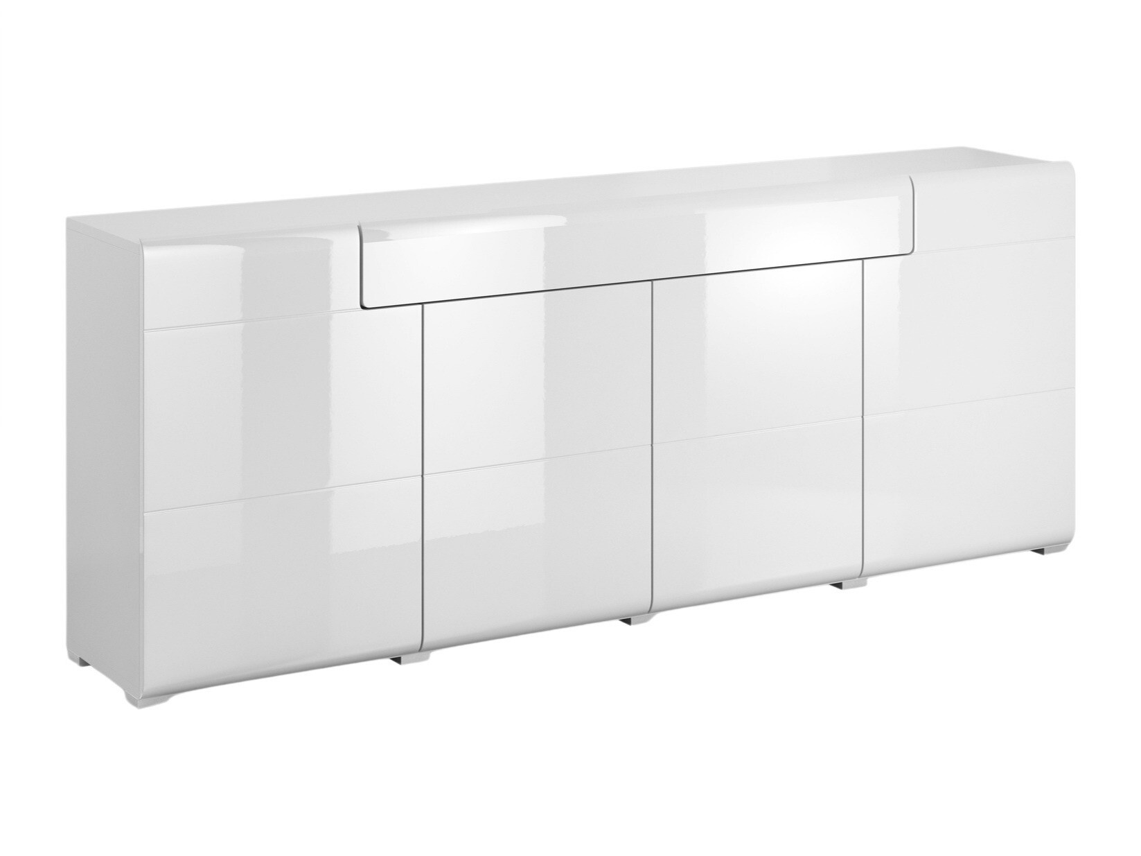 Komoda Torsone 102 (Bijela + Sjajno bijela)