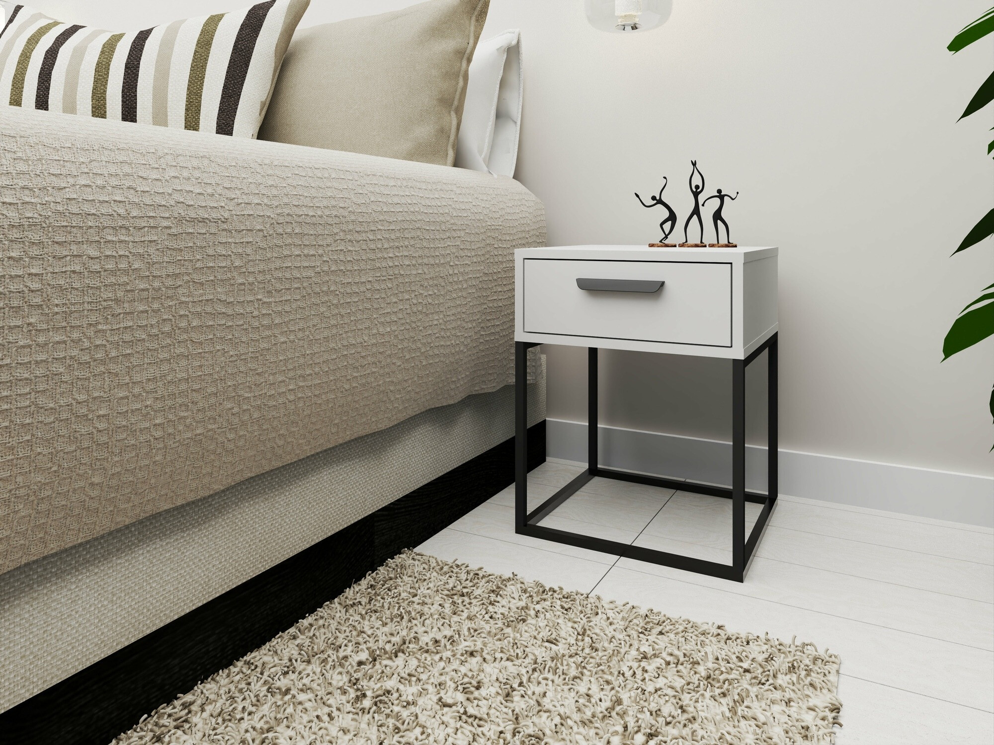 Noćni ormarić Bristol 191 (Bijela)