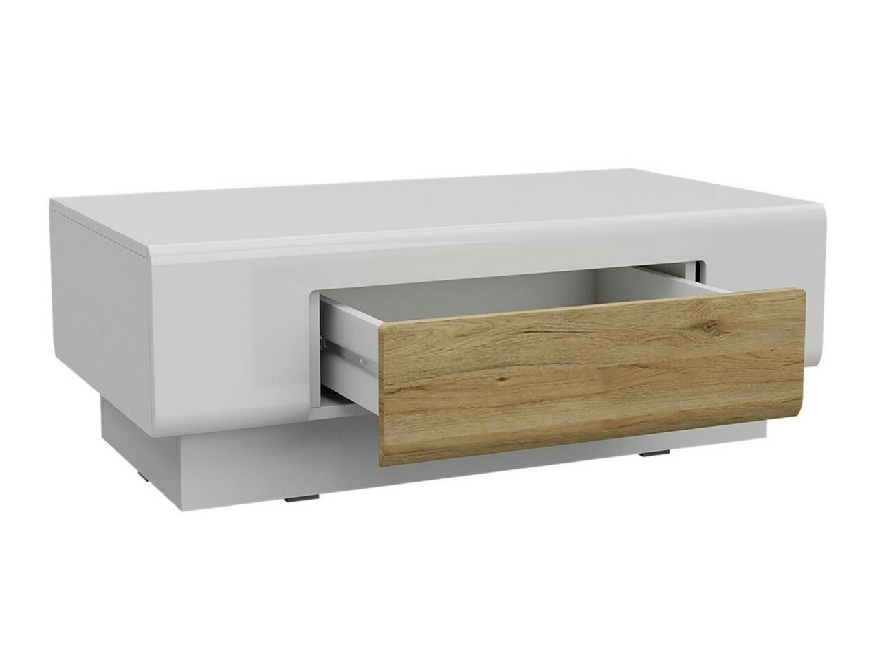 Stolić za kavu Torsone 111 (Bijela + Sjajno bijela)