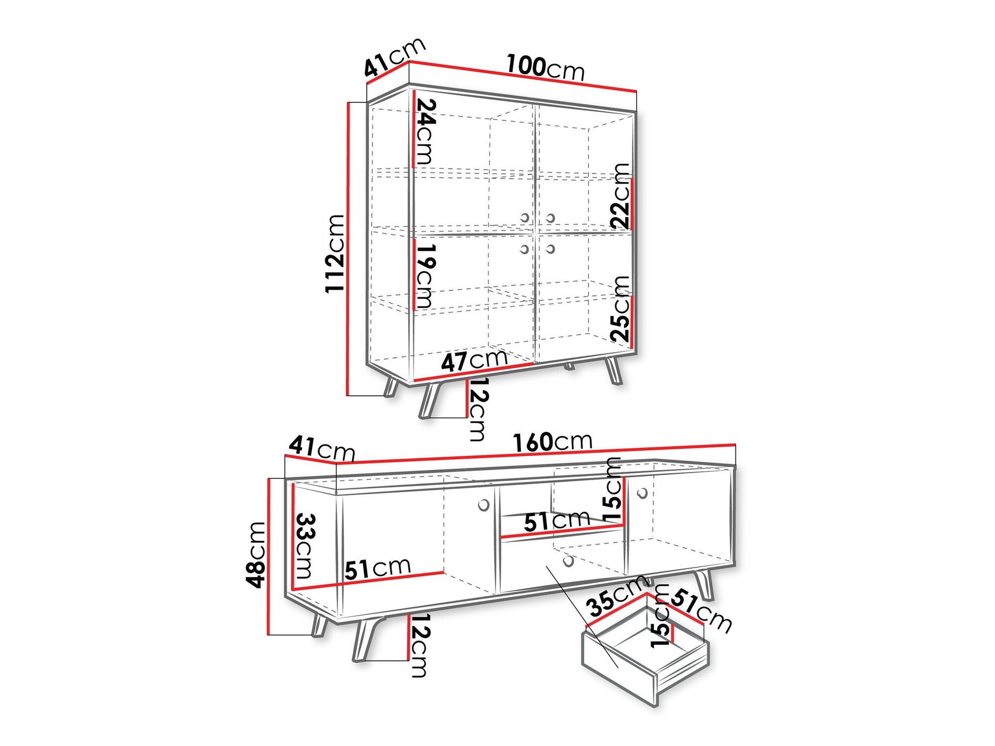 Dnevni boravak Monfera 105 (Bijela)