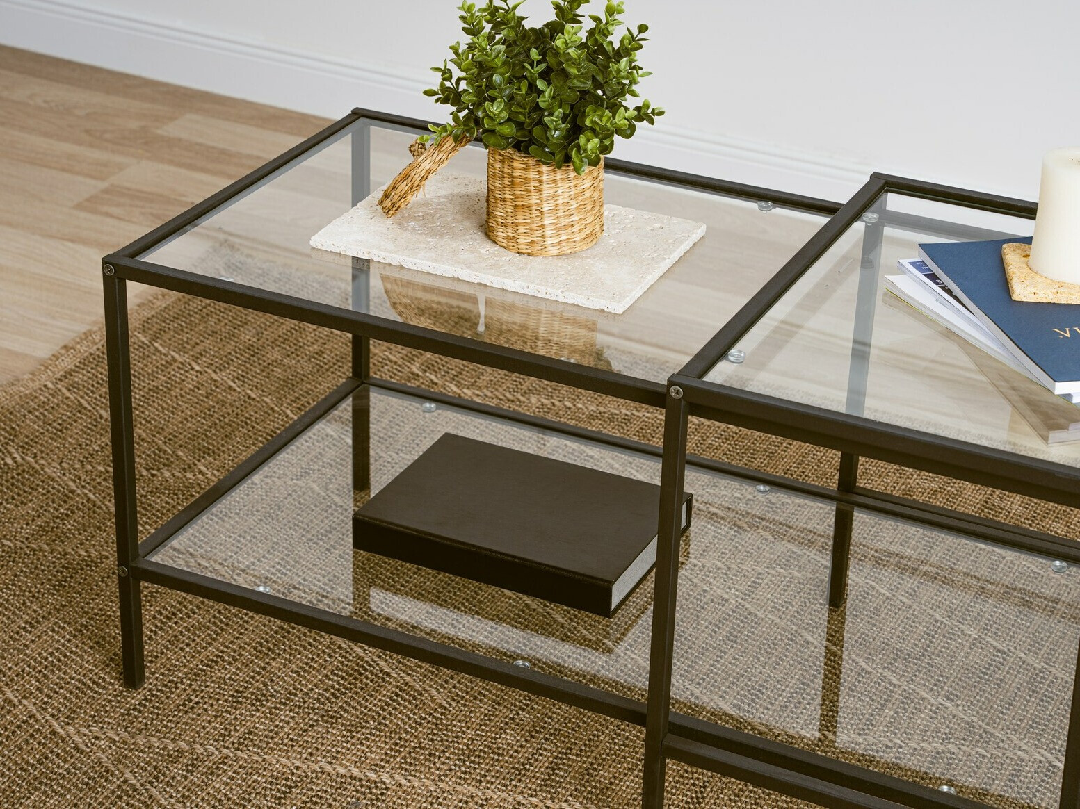 Set stolića za kavu Kailua 2039 (Crna)