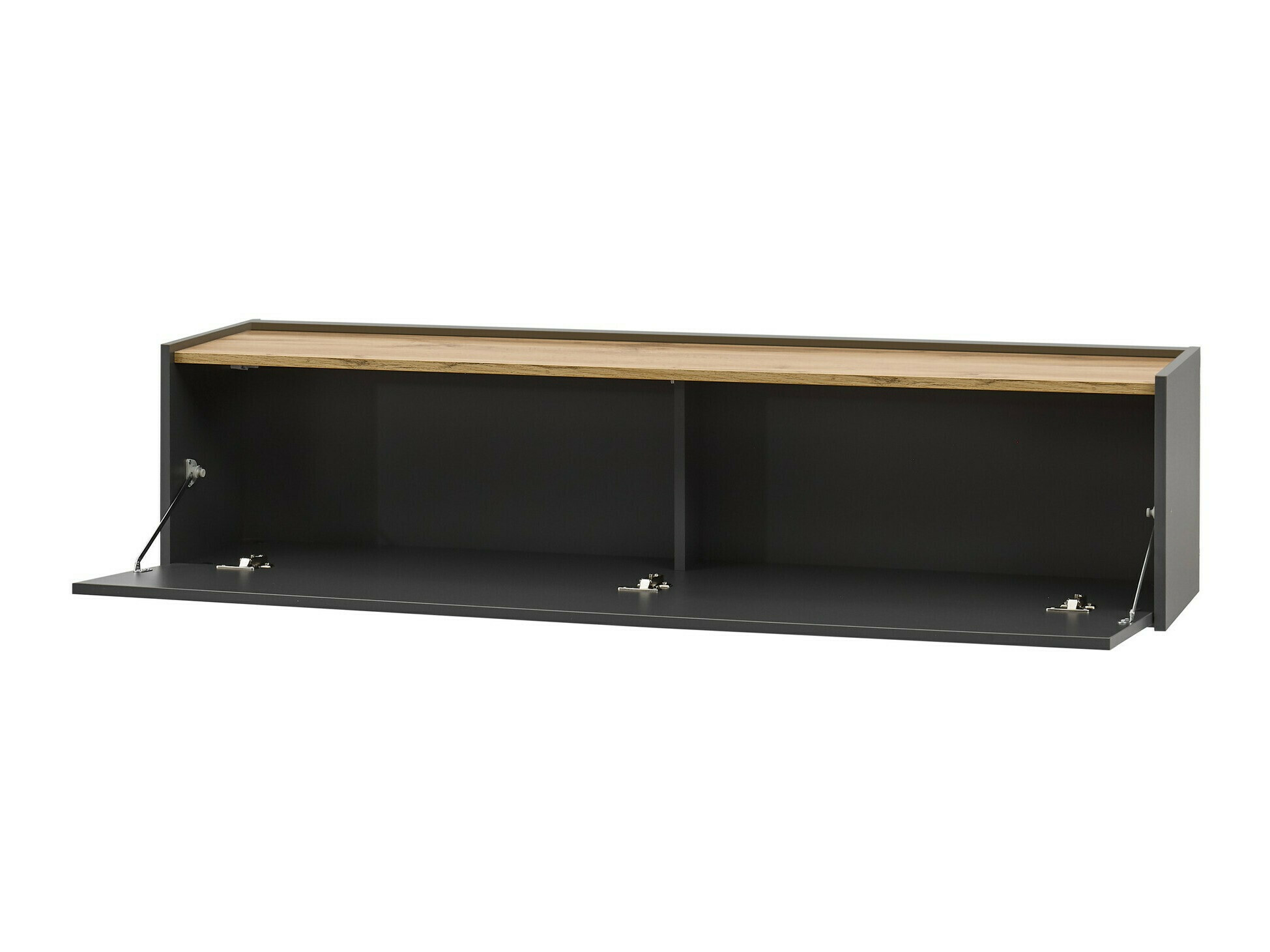 Set za dnevni boravak Elbsori 143 (Antracit + Hrast Wotan)