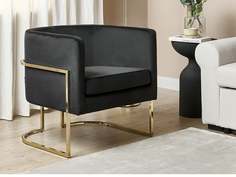 Fotelja Berwyn 1231 (Crna)