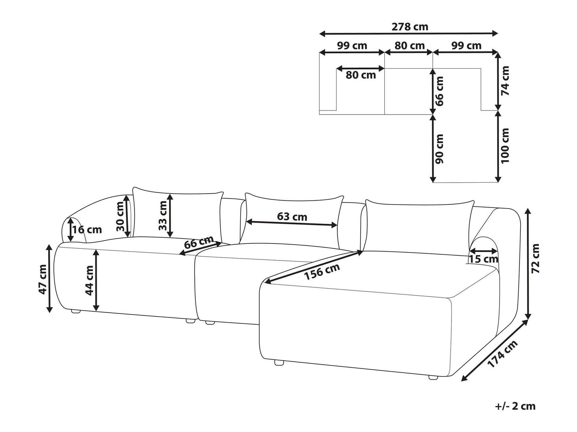 Kutna garnitura Berwyn 1813 (Bež)