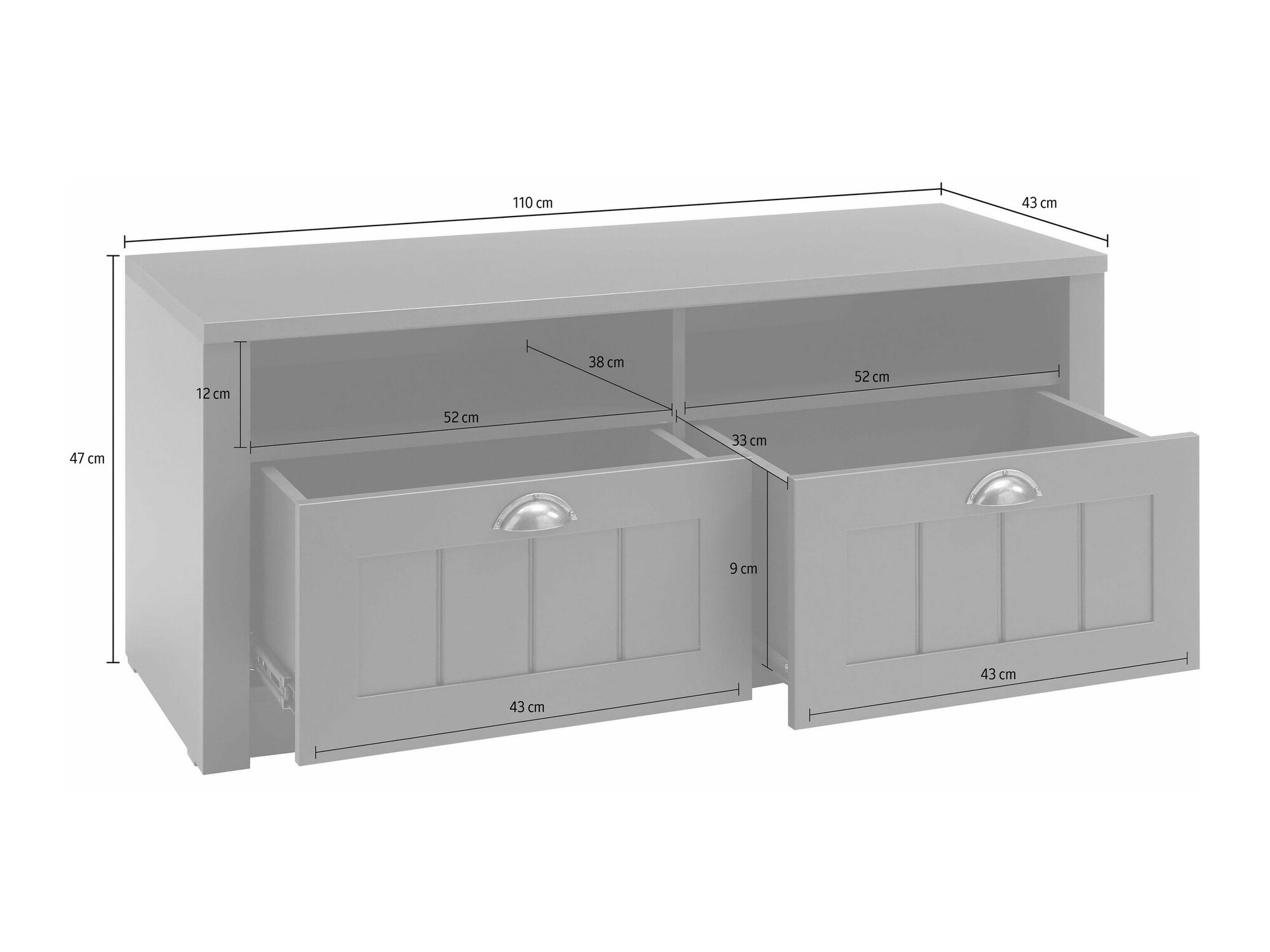 Ormarić za cipele Evalira 122