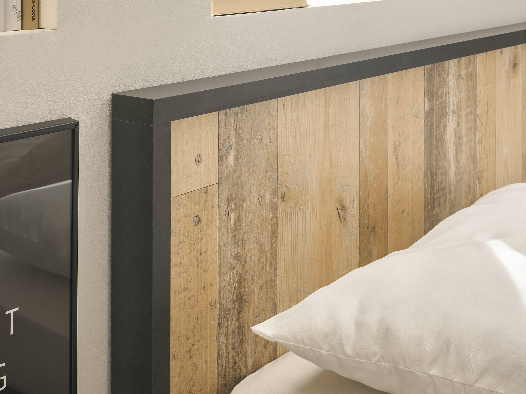 Krevet Cirtale 109 (Starinsko drvo + Antracit)