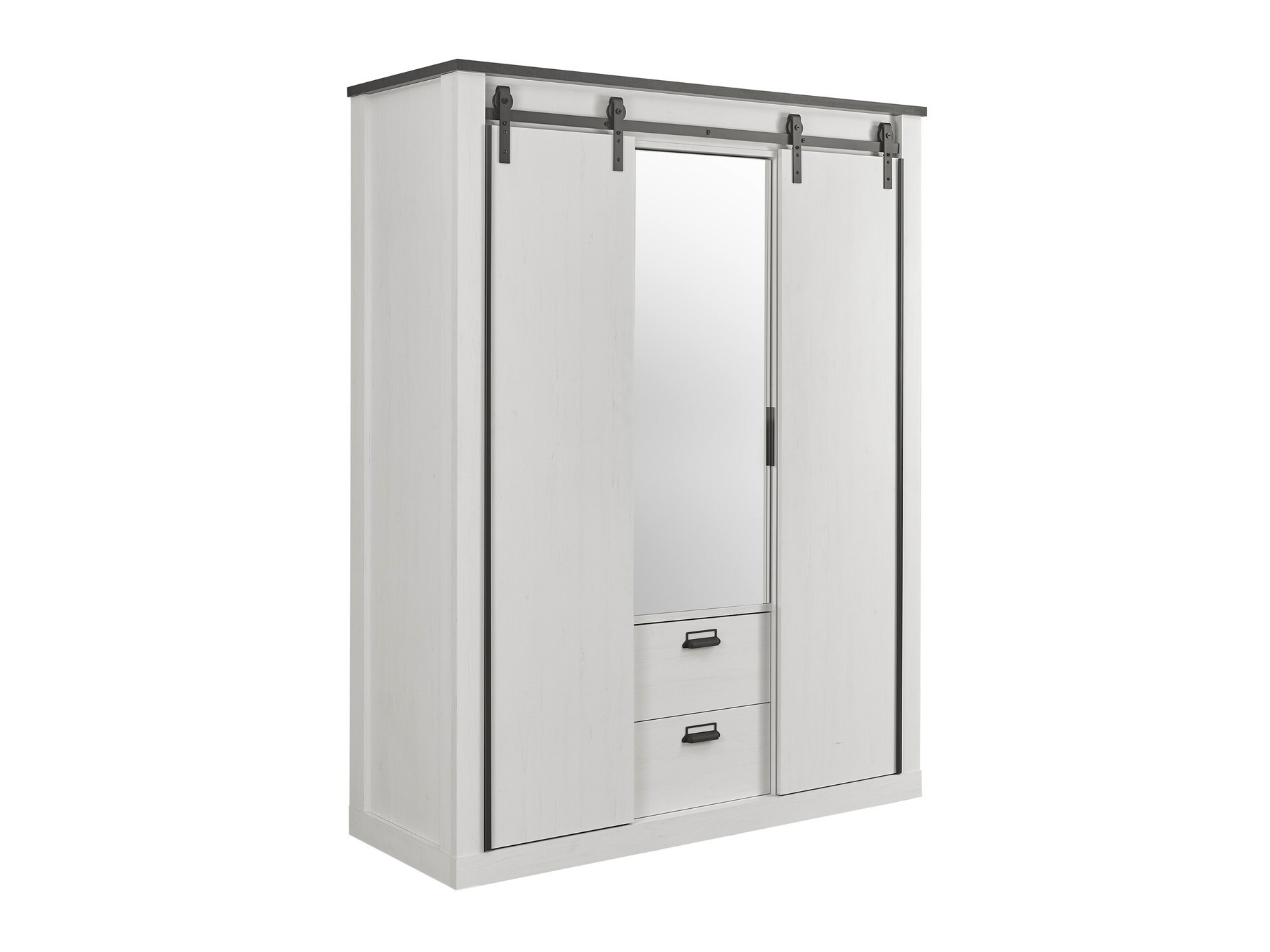 Ormar Cirtale 107 (Antracit + Bijeljeni bor)