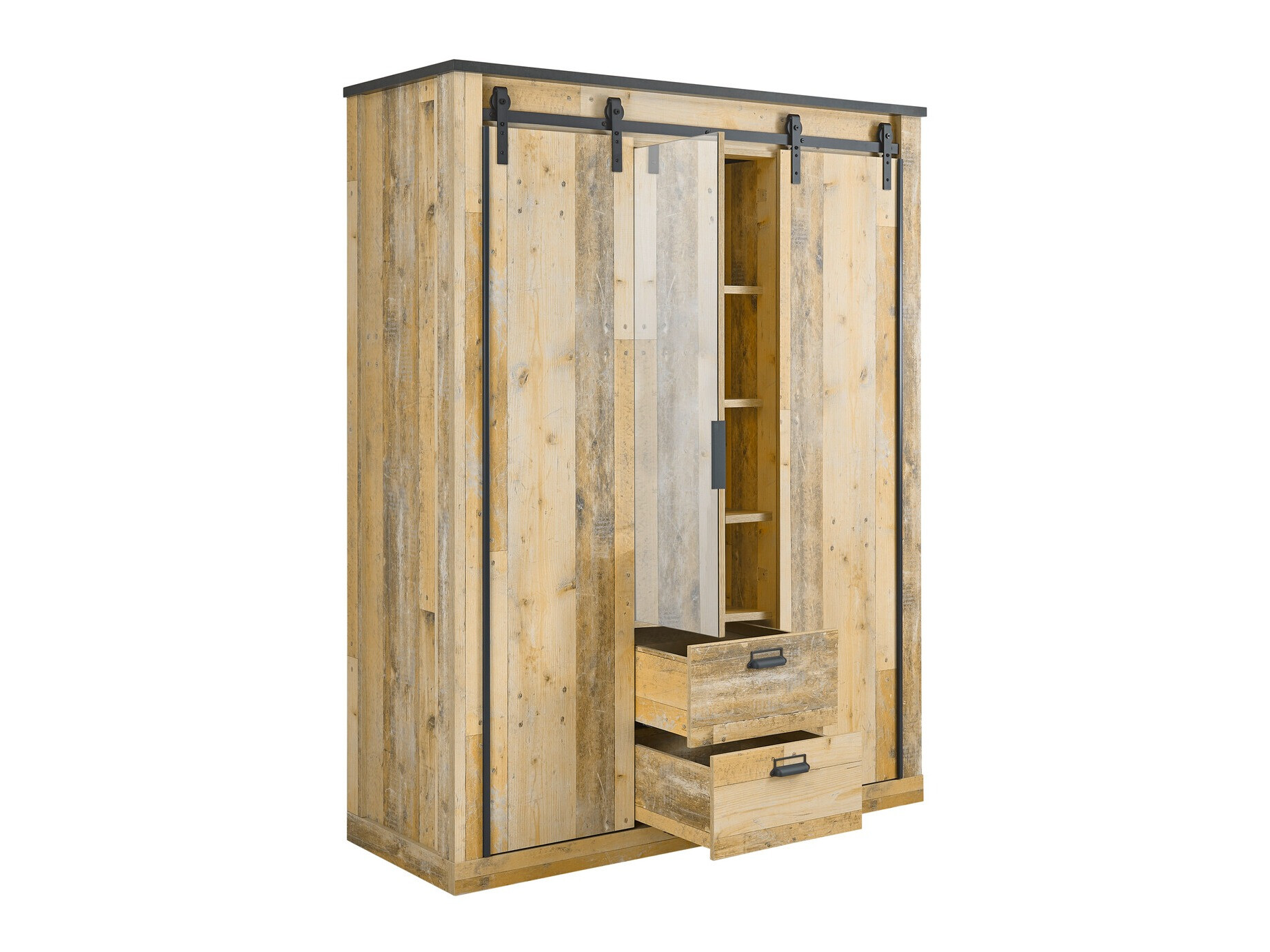 Ormar Cirtale 107 (Antracit + Starinsko drvo)